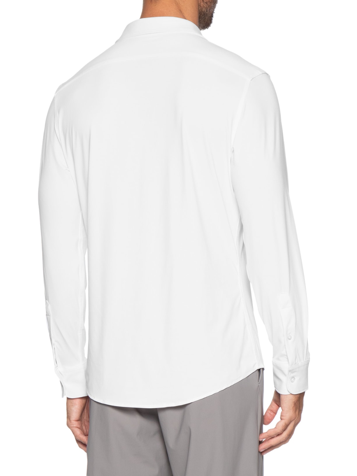 Camisa Masculina Social Tech Branco '2 Essential