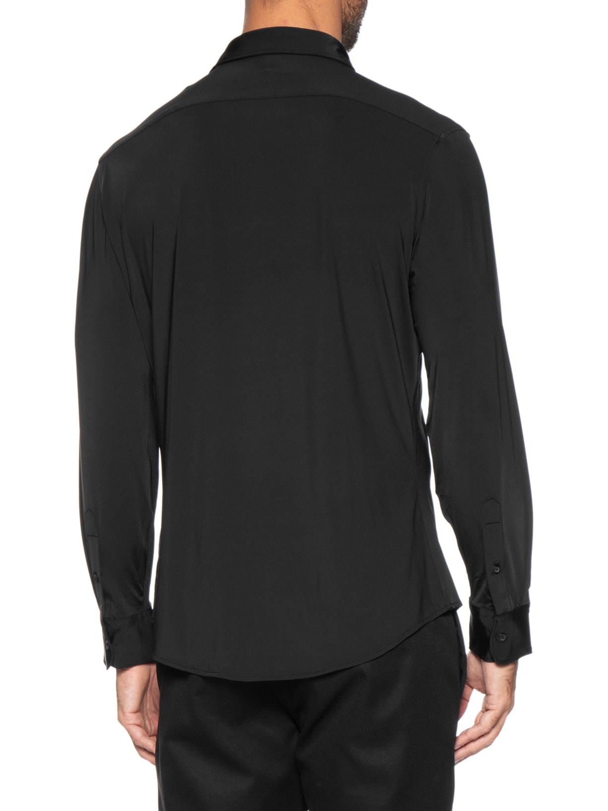 Camisa Masculina Social Tech Preto '2 Essential