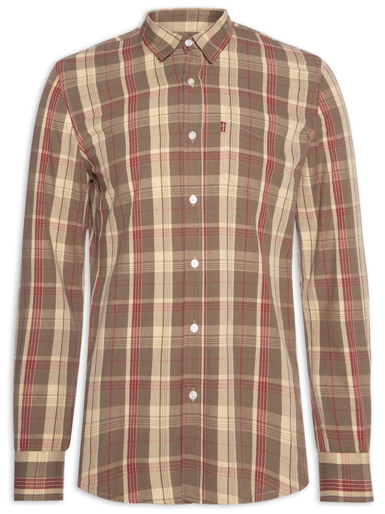 Camisa Masculina Ss Relaxed Fit Tee - Marrom