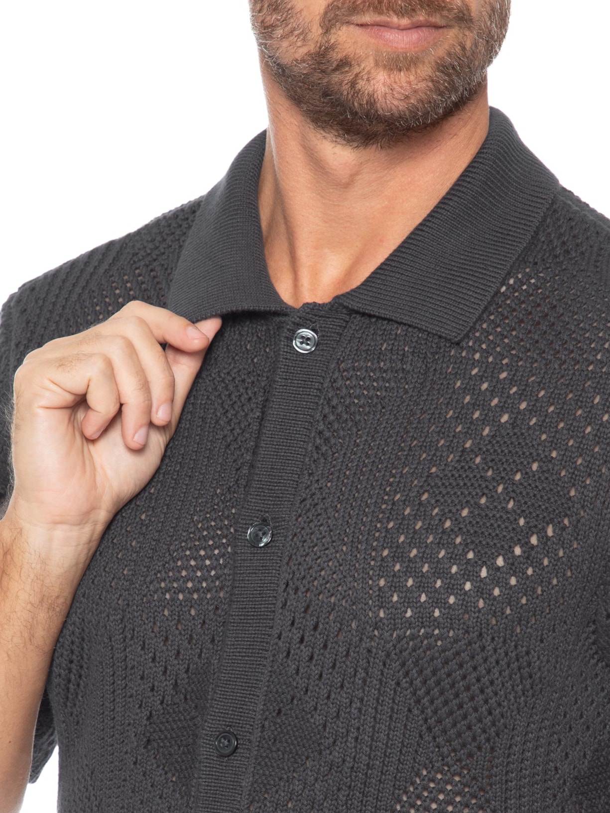 Camisa Masculina Standard Fit Sweater Camp Preto Levi's