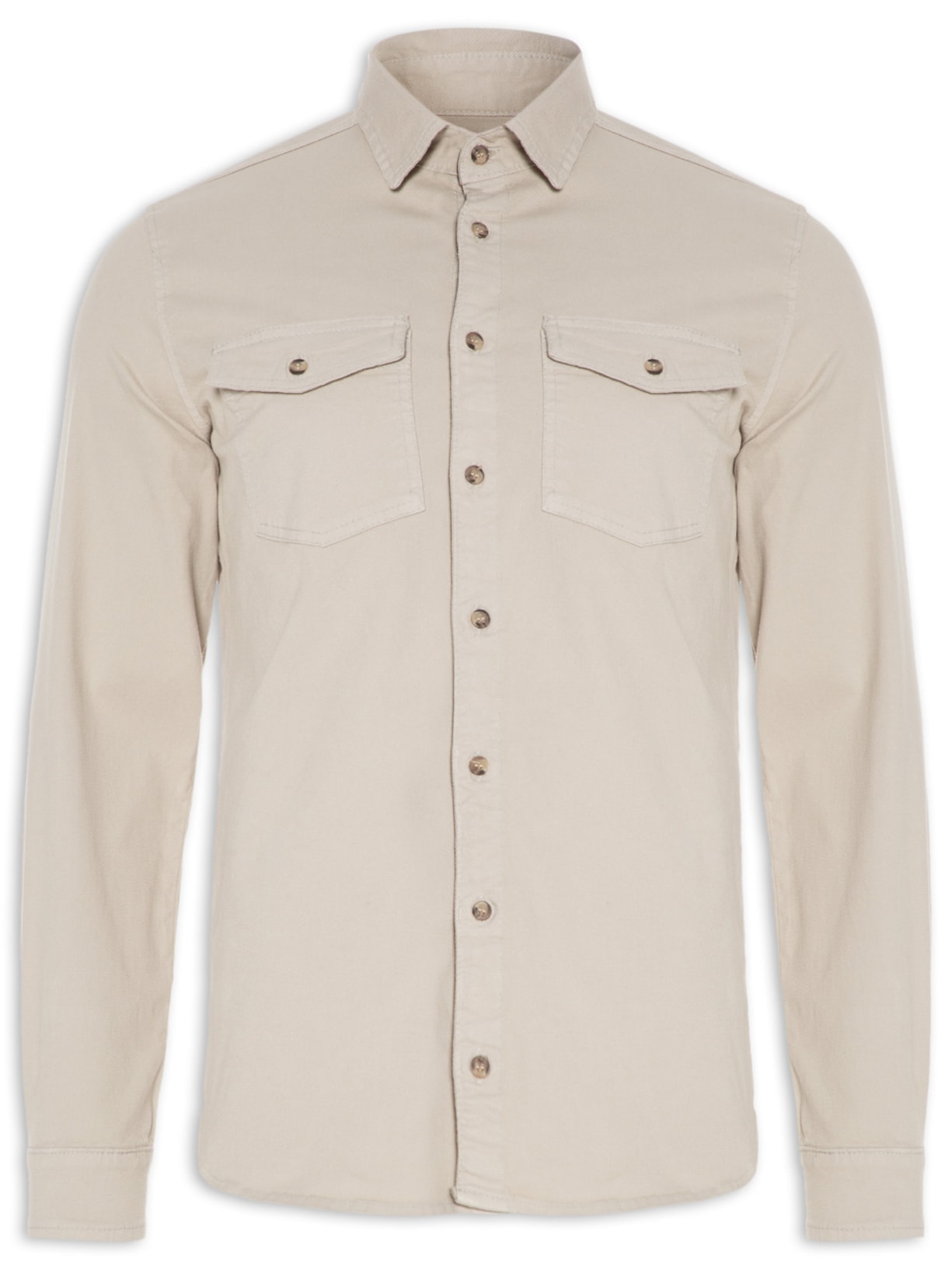 Camisa Masculina Stone - Bege