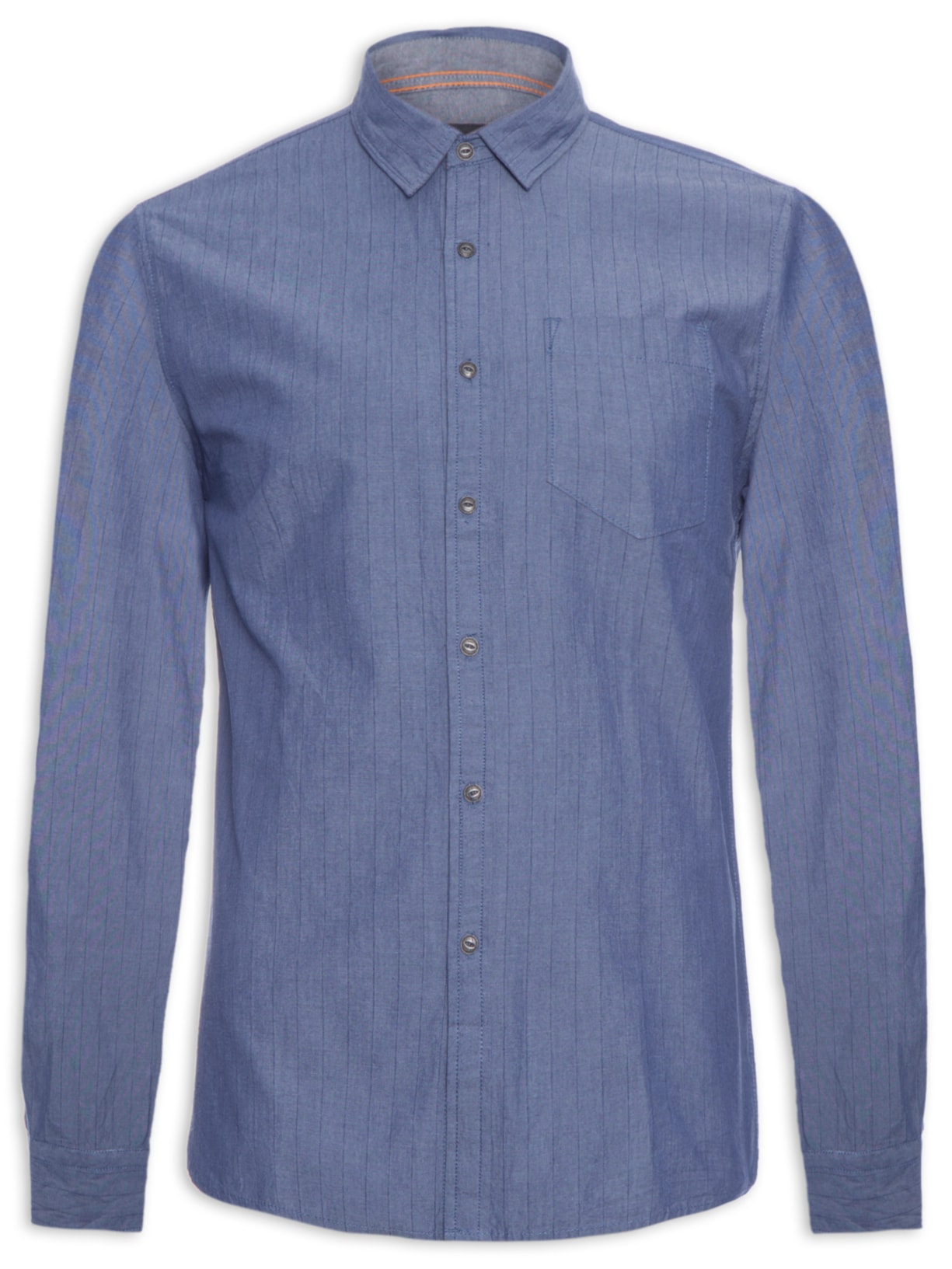 Camisa Masculina Striped - Azul