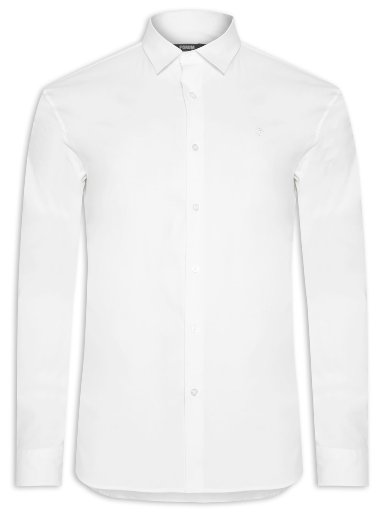 Camisa Masculina Super Slim Fit - Off White