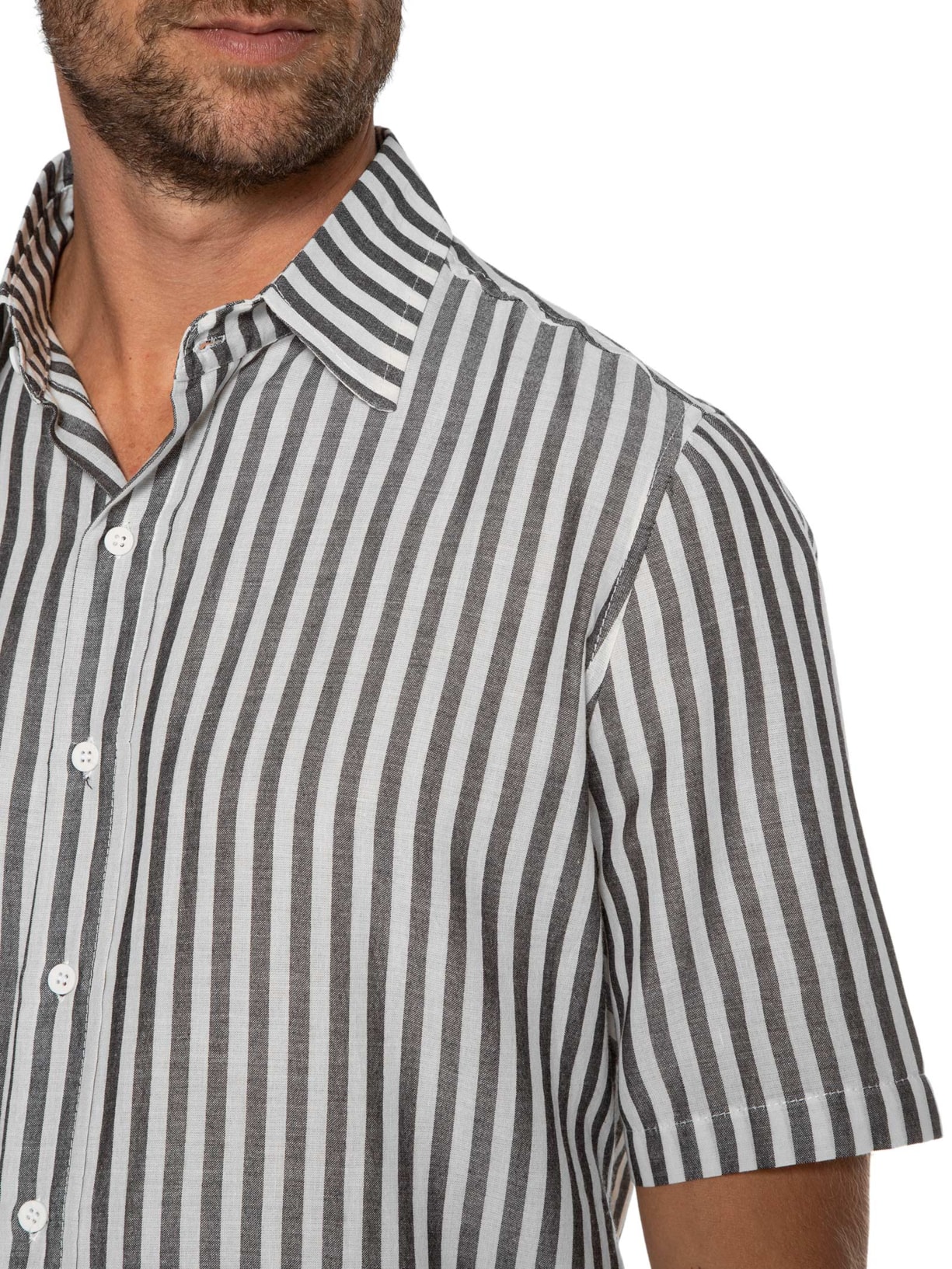 Camisa Masculina Tabatinga Ginga Preto Be.each