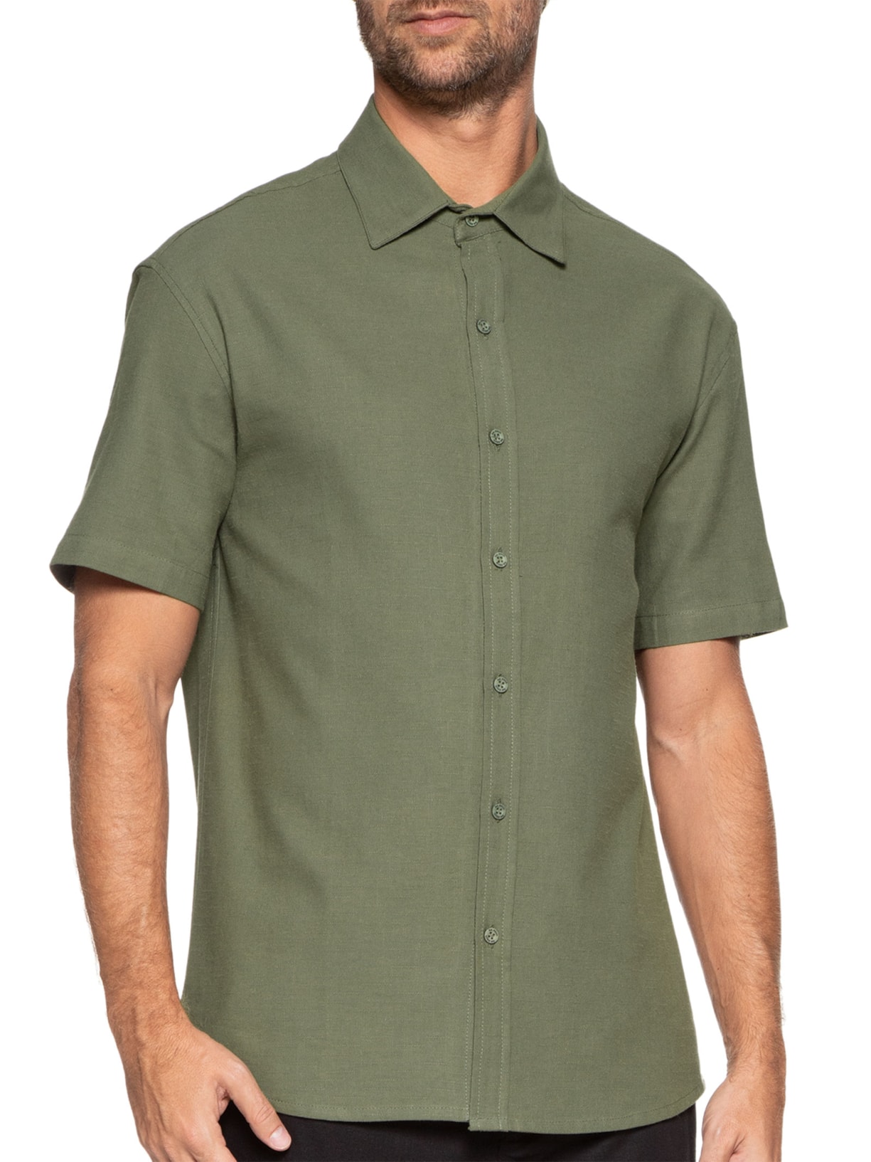 Camisa Masculina Tabatinga Verde Be.each