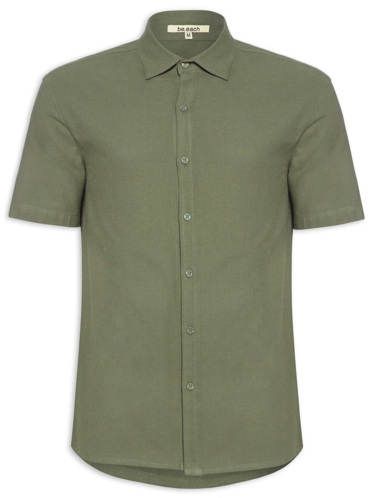 Camisa Masculina Tabatinga Verde Be.each