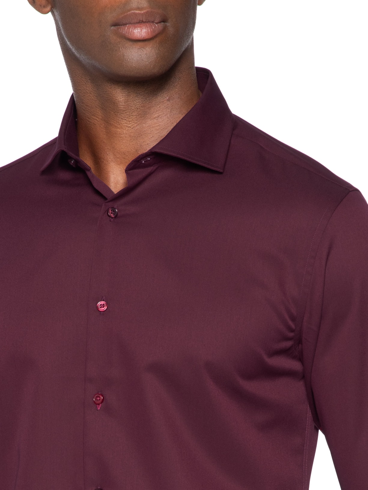 Camisa Masculina Tech Fibra De Bambu Slim Fit Vermelho '2 Essential