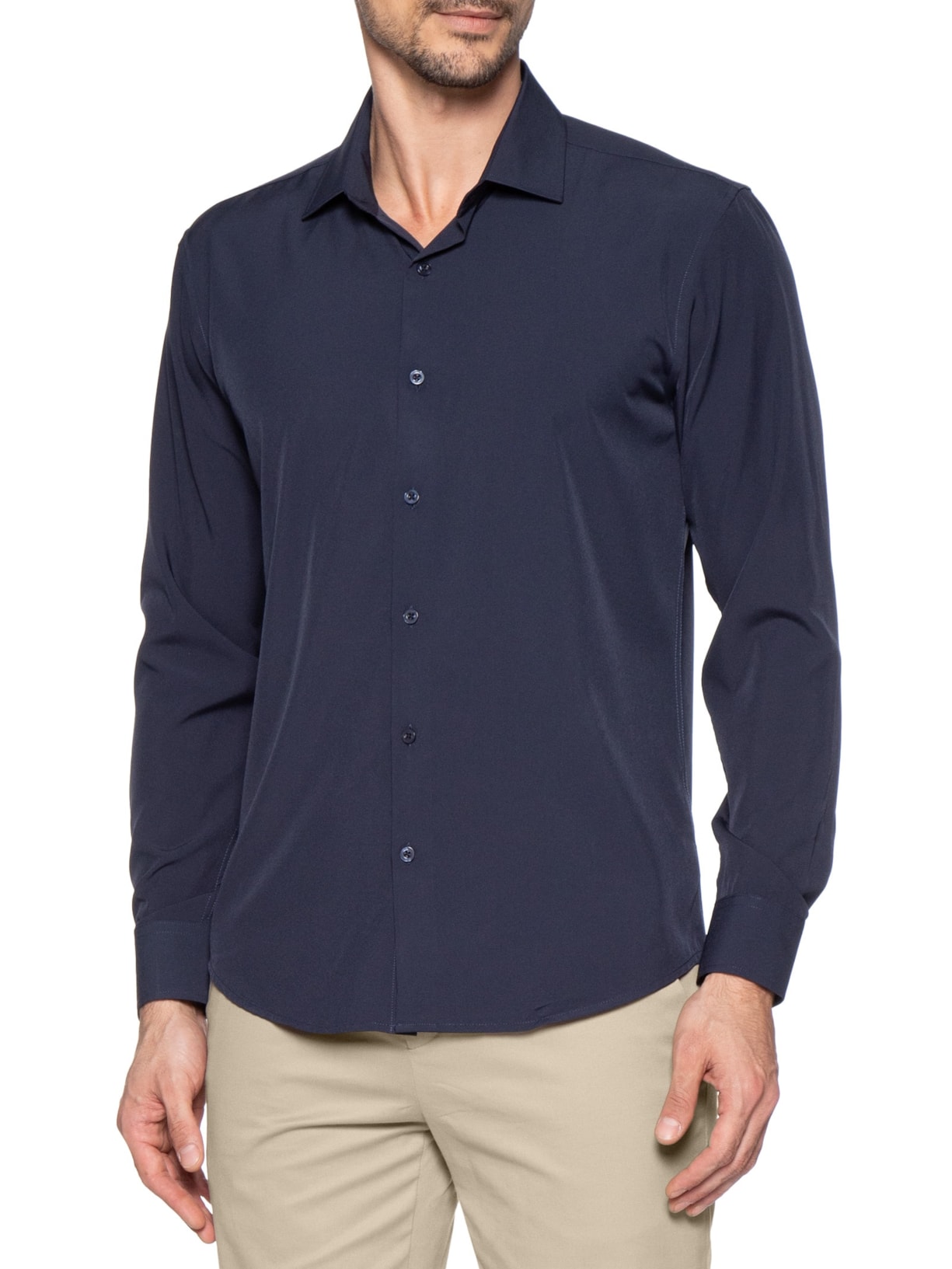 Camisa Masculina Tech Line Smart Move Azul '2 Essential