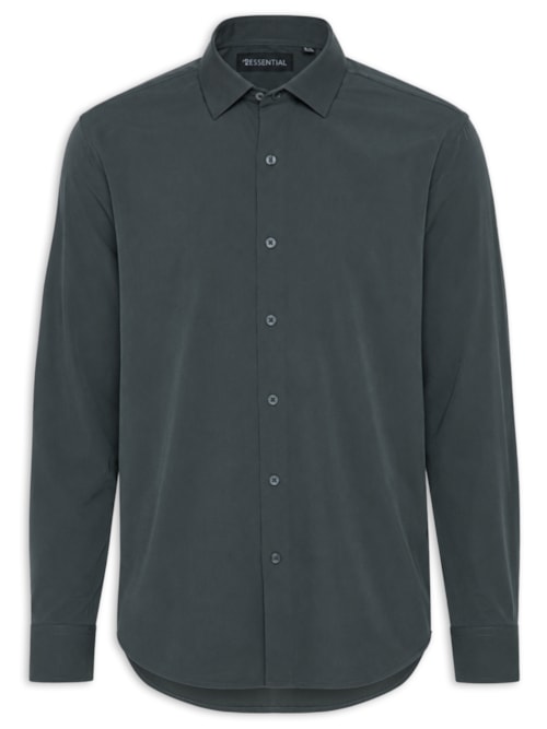 Camisa Masculina Tech Line Smart Move - Cinza