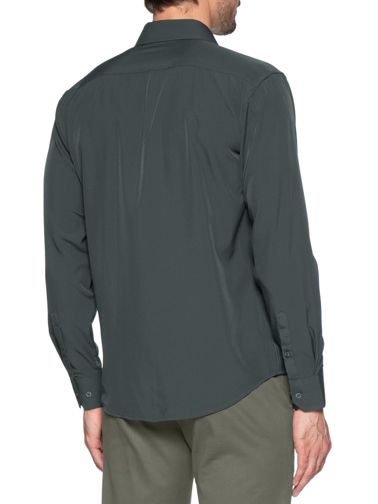 Camisa Masculina Tech Line Smart Move Cinza '2 Essential