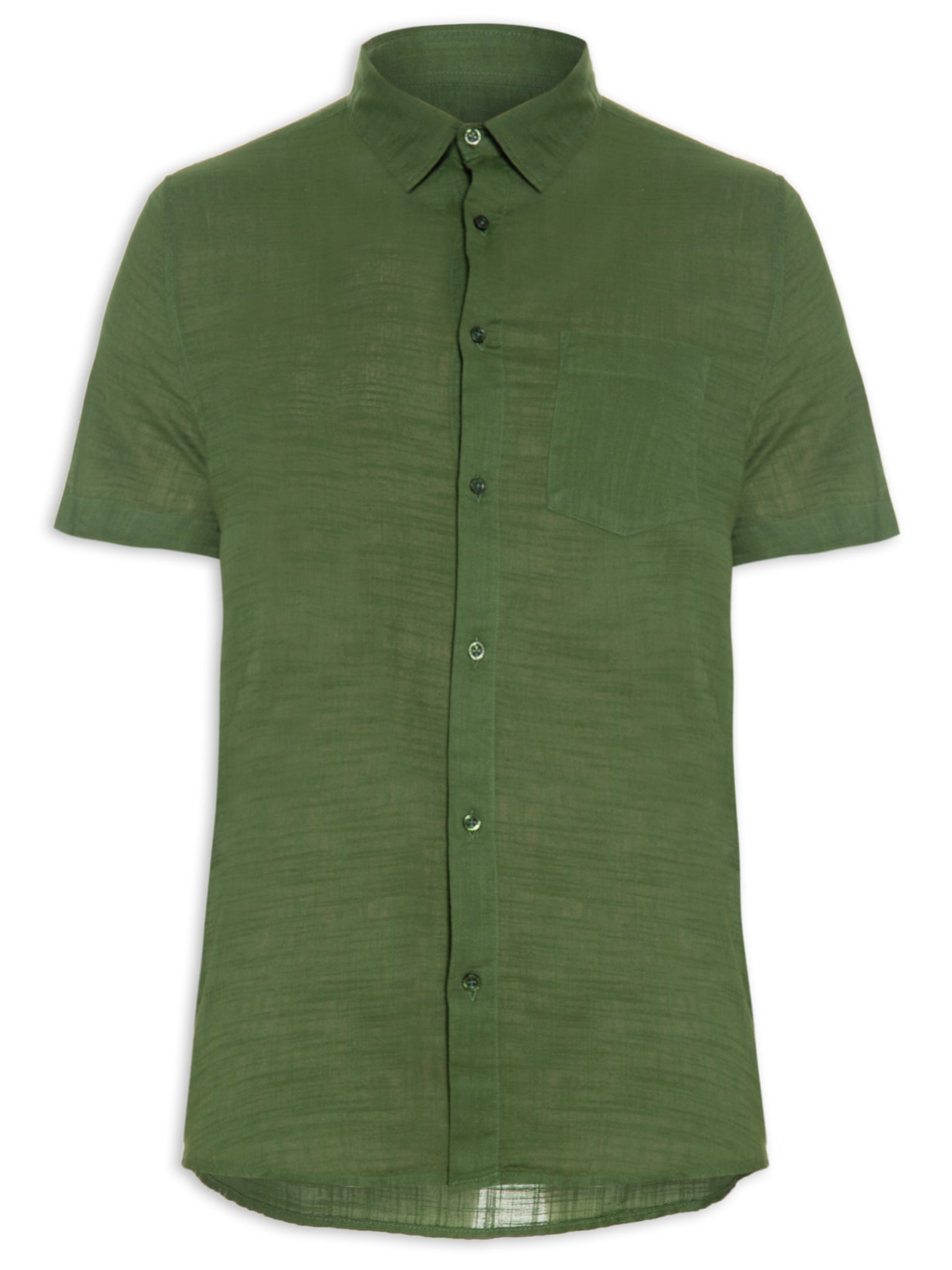 Camisa Masculina Texture Color - Verde