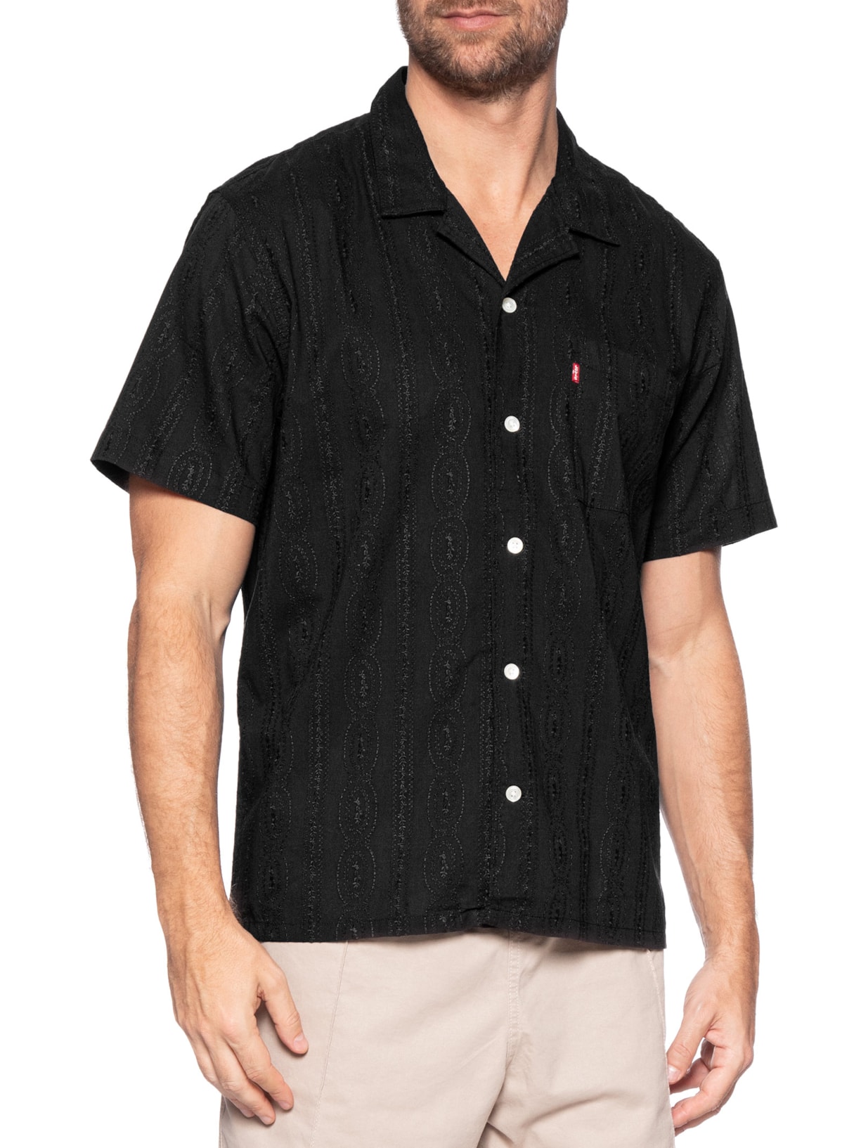 Camisa Masculina The Sunset Camp Preto Levi's