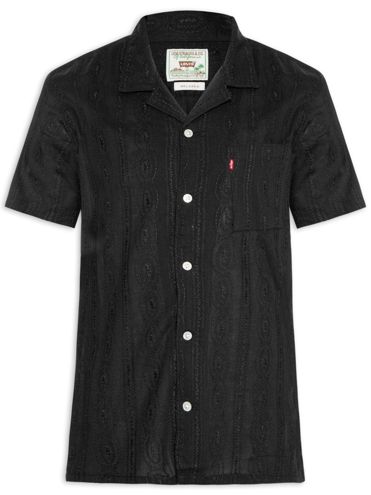 Camisa Masculina The Sunset Camp - Preto