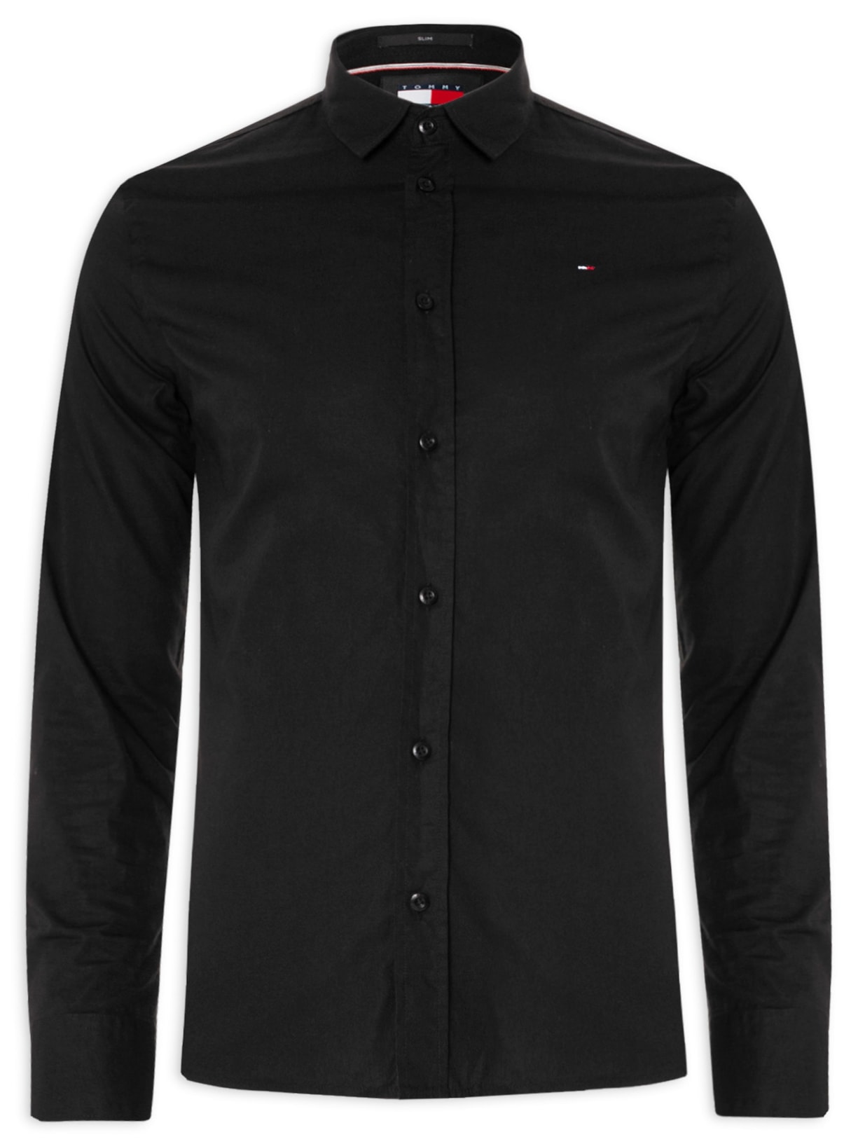 Camisa Masculina Tjm Original Stretch Shirt - Preto