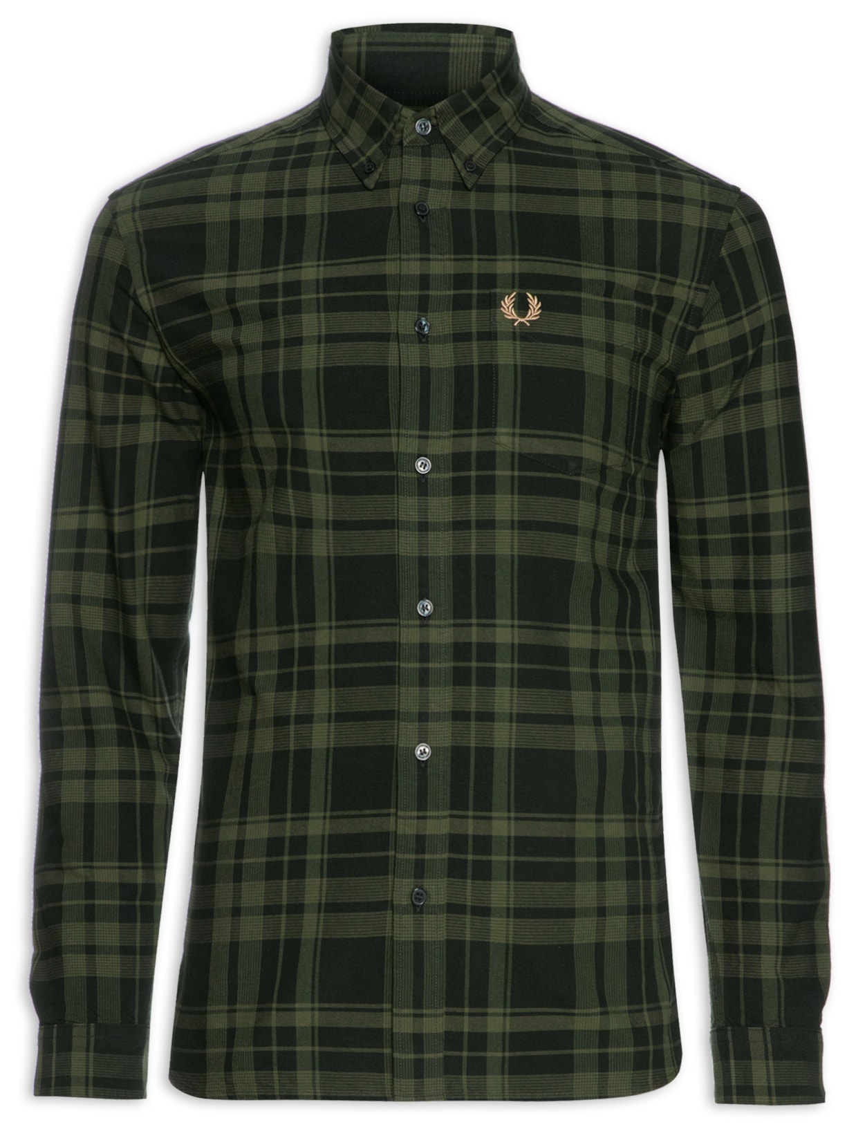 Camisa Masculina Tonal Tartan - Verde