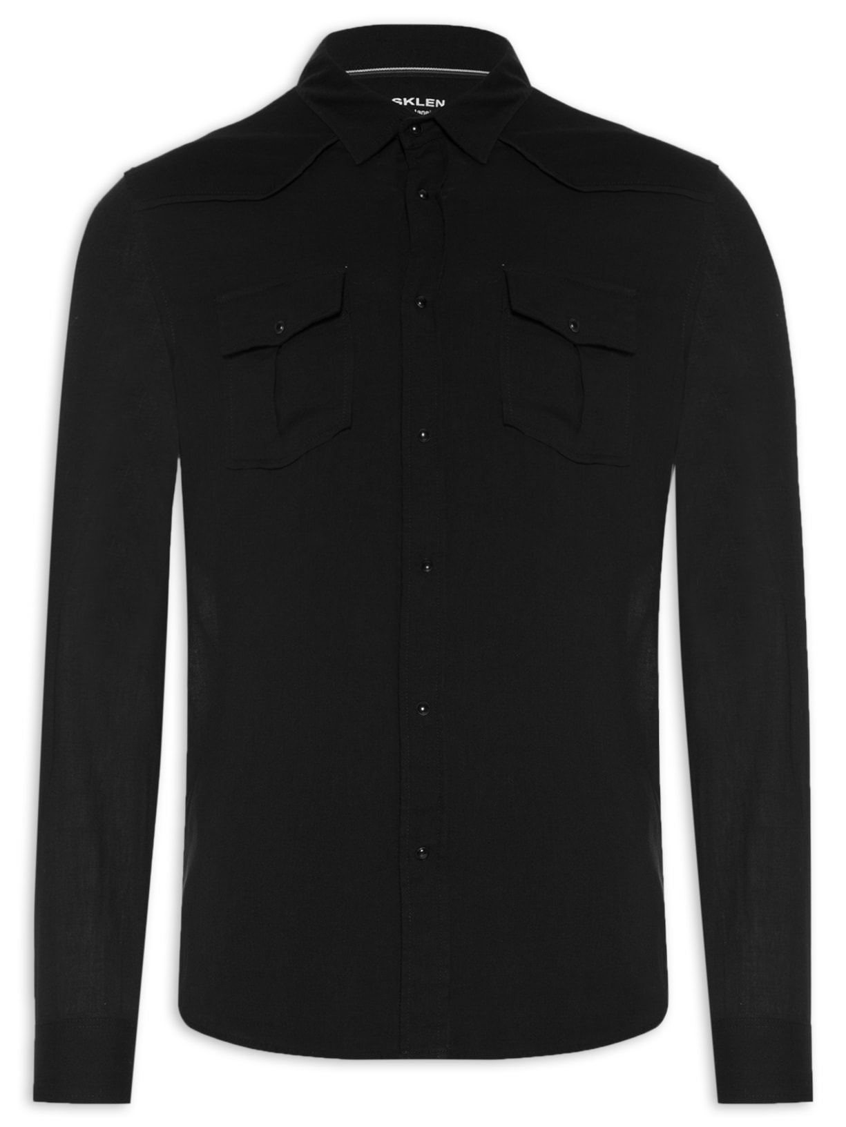 Camisa Masculina Travel - Preto