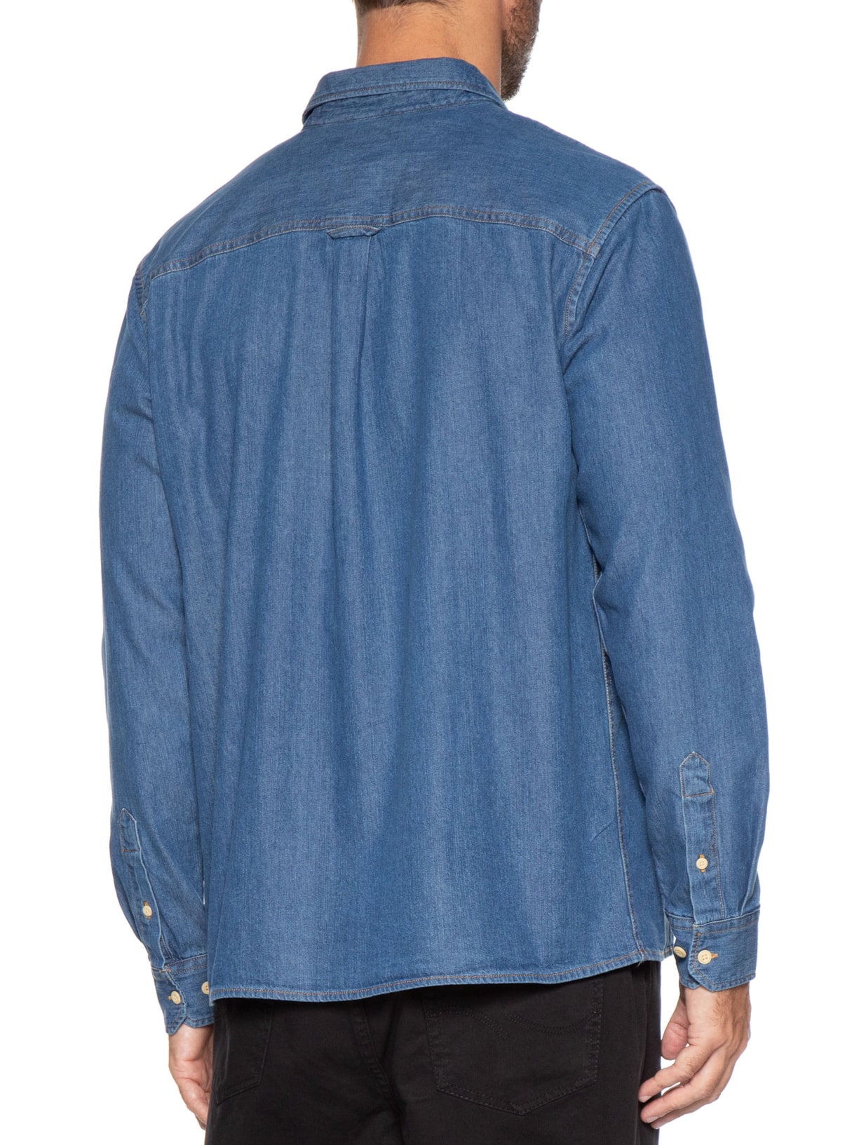 Camisa Masculina Travis Jeans Azul Jack & Jones