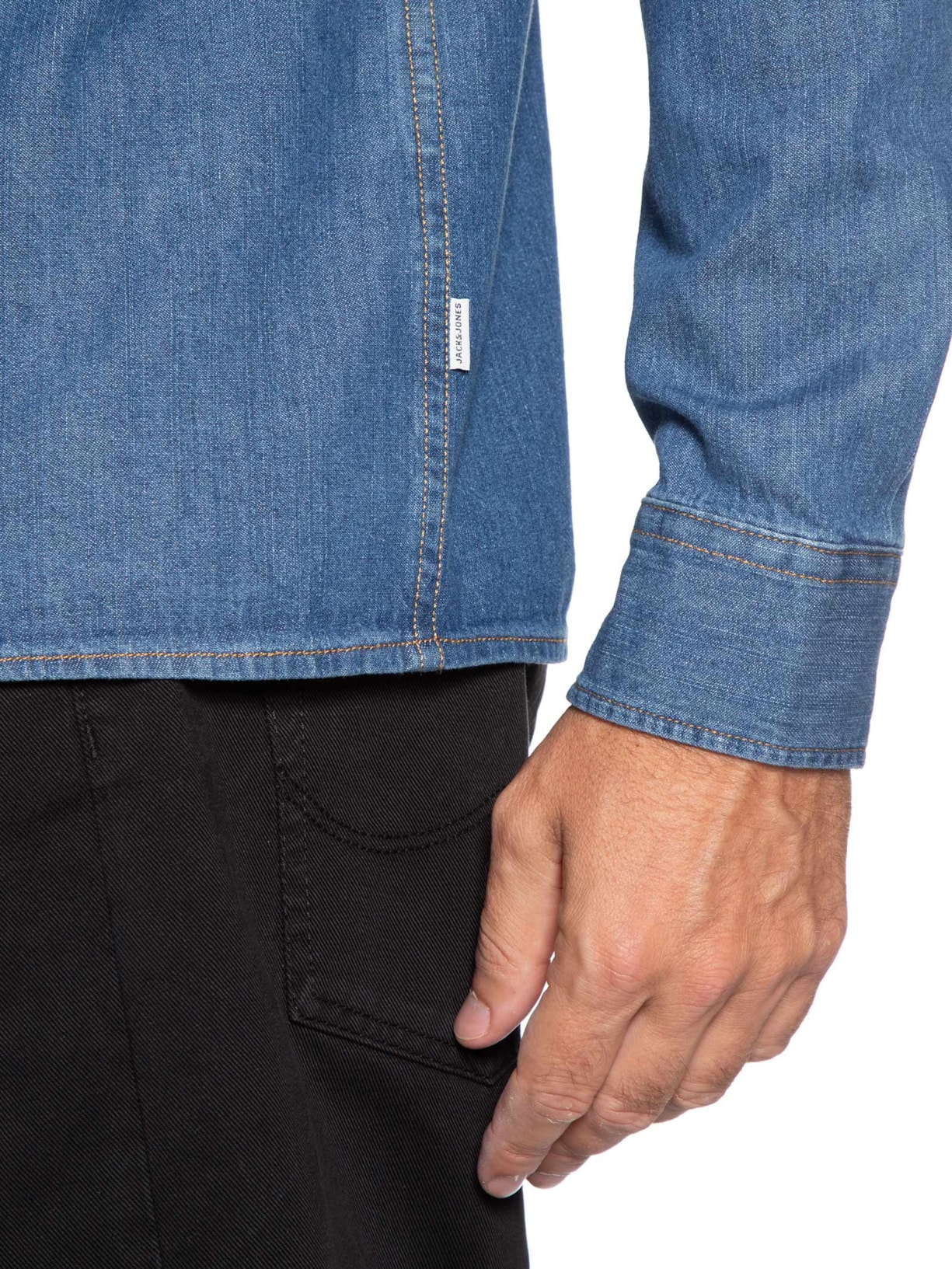 Camisa Masculina Travis Jeans Azul Jack & Jones