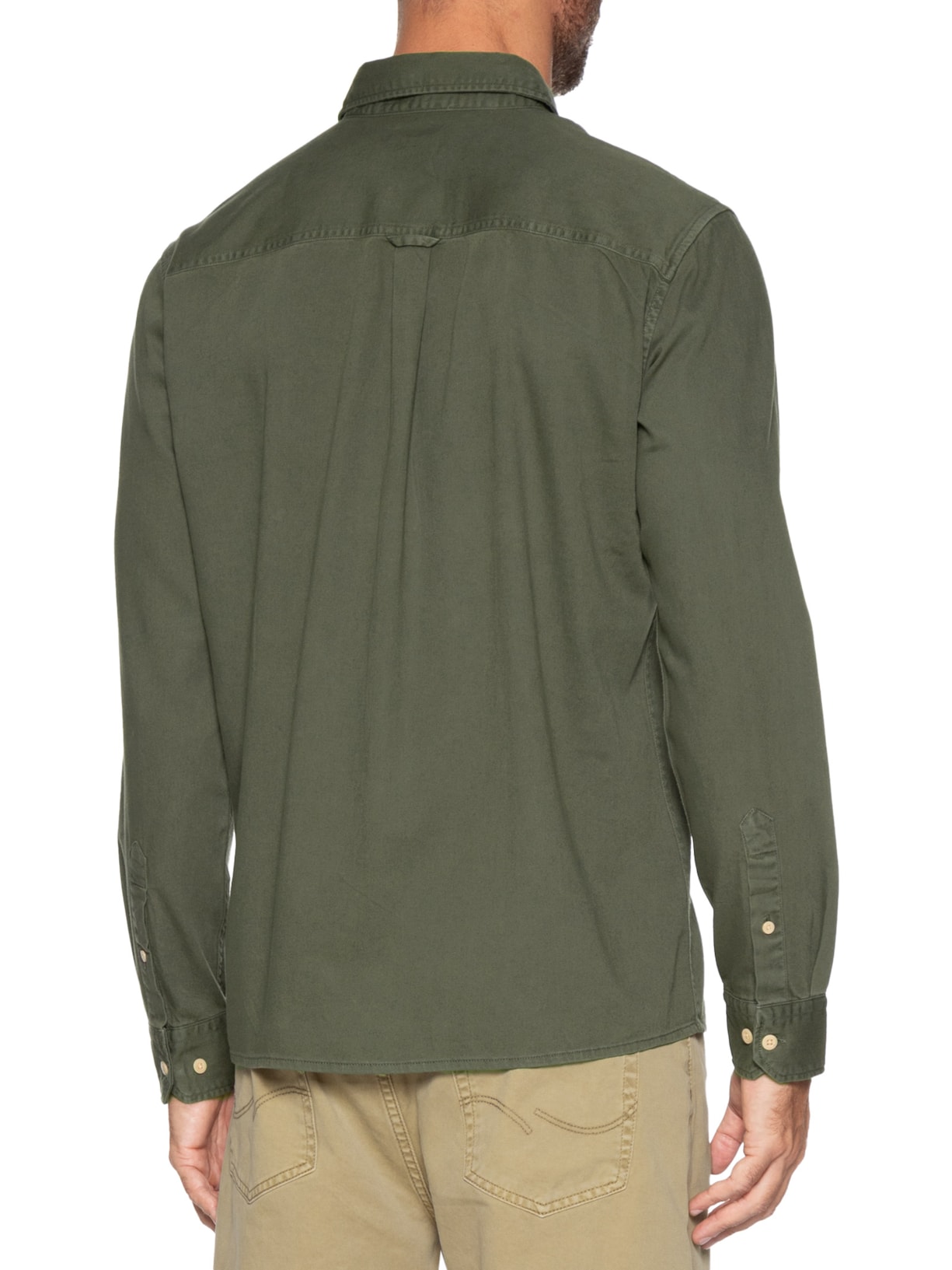 Camisa Masculina Travis Jeans Verde Jack & Jones