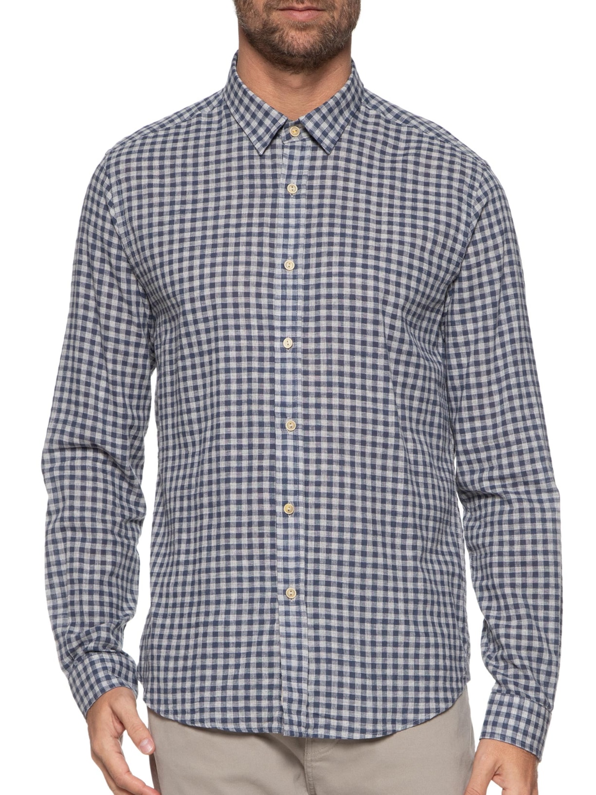 Camisa Masculina Tribeca Azul Pineapple