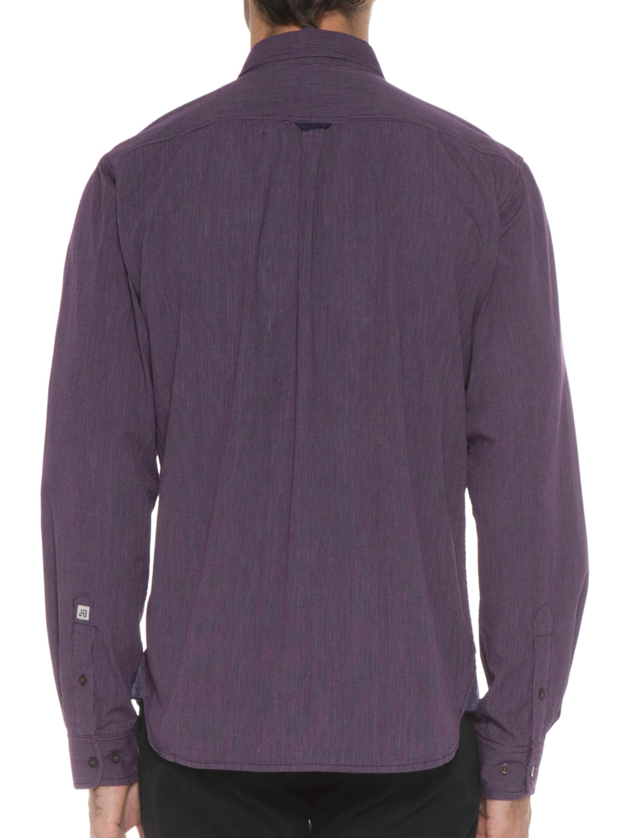Camisa Masculina Tricoline Relax Roxo Jab