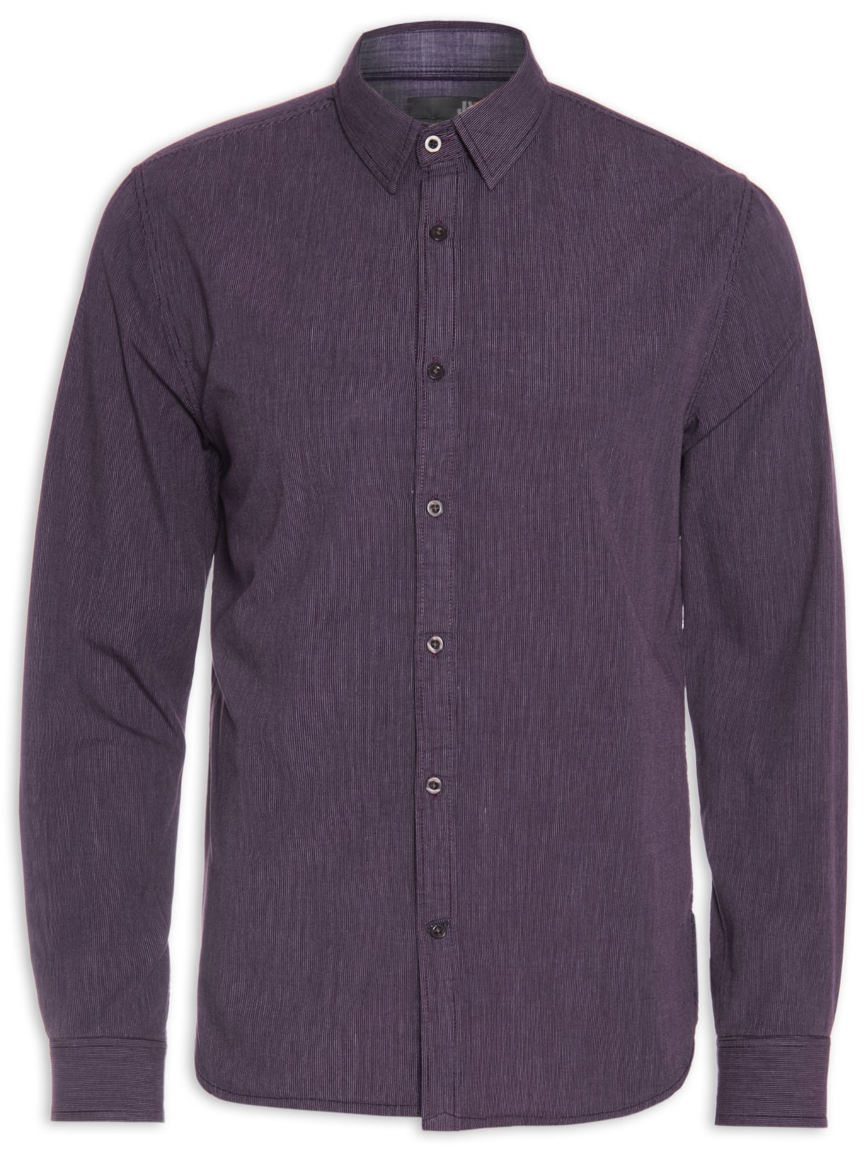 Camisa Masculina Tricoline Relax Roxo Jab