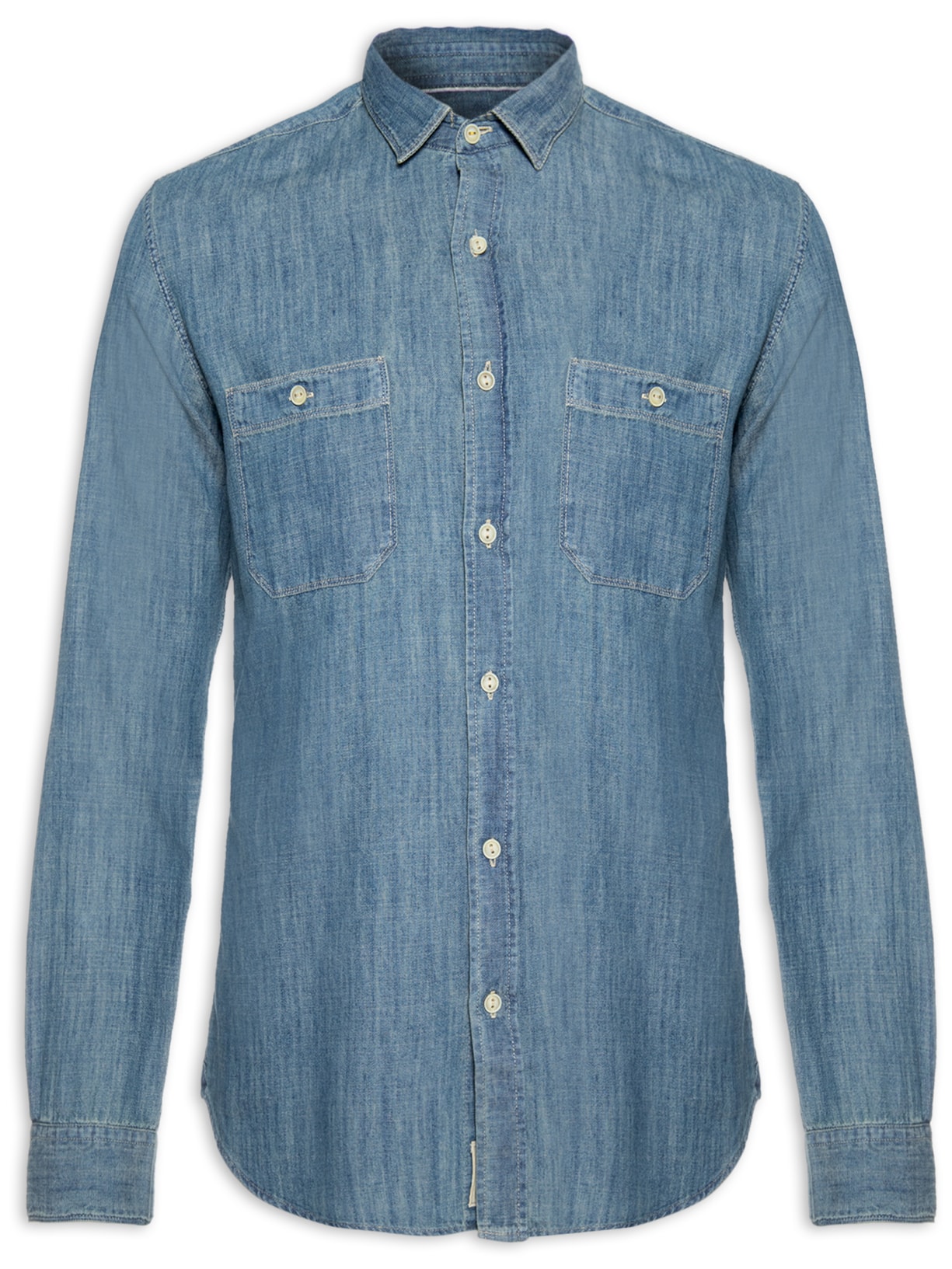 Camisa Masculina Utilitária índigo - Azul