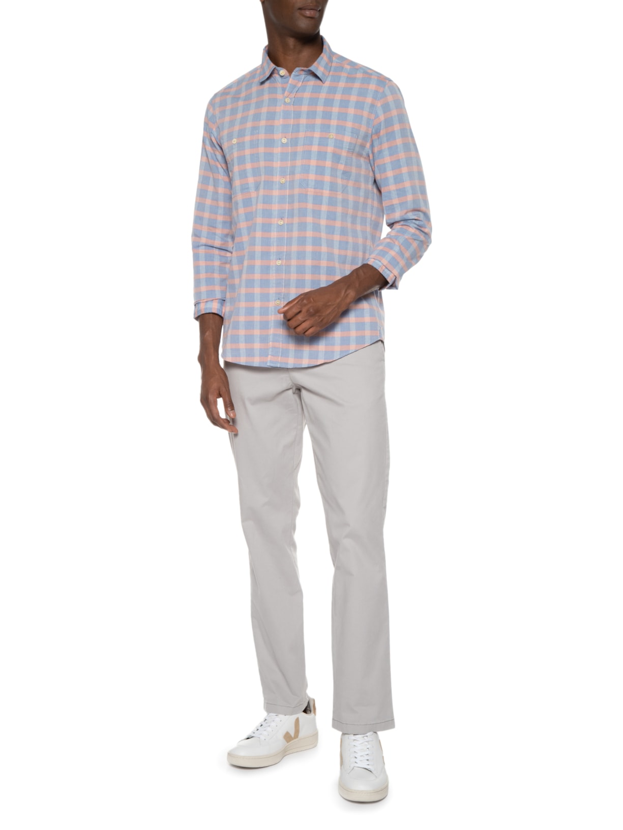 Camisa Masculina Utilitária Londres Azul Pineapple