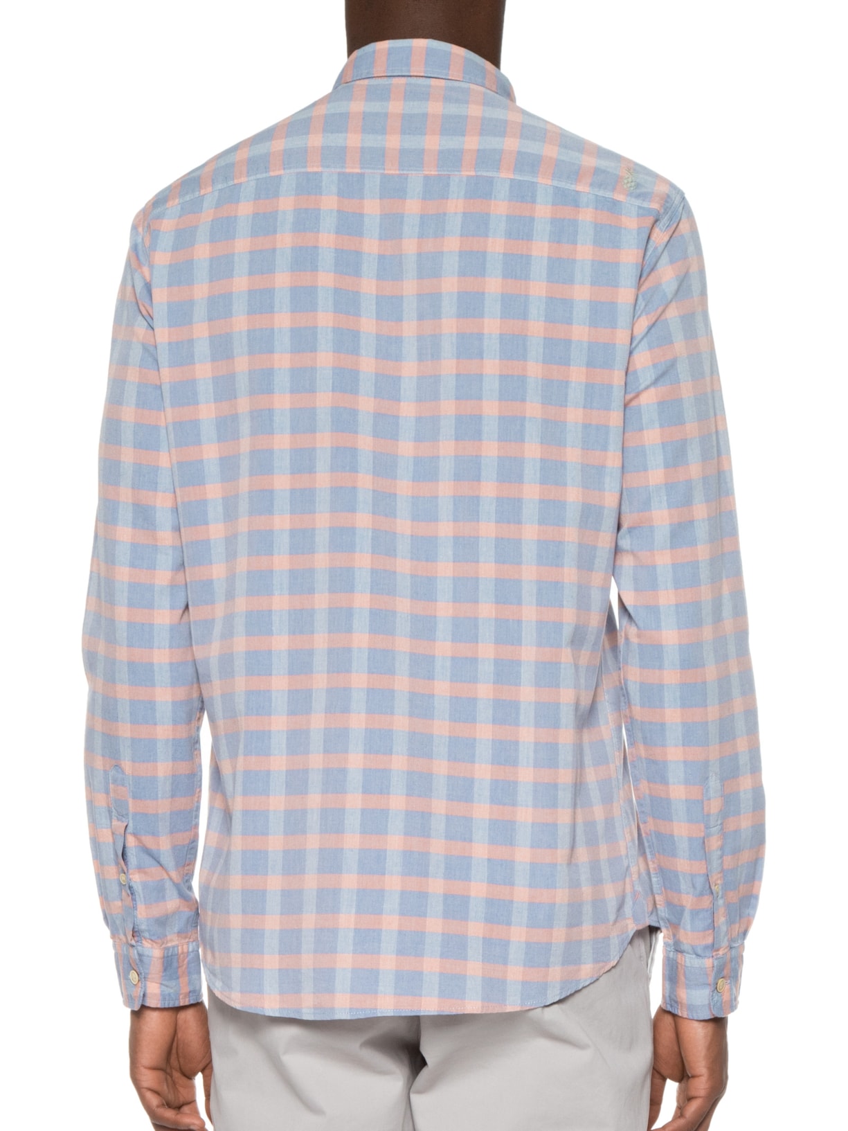 Camisa Masculina Utilitária Londres Azul Pineapple