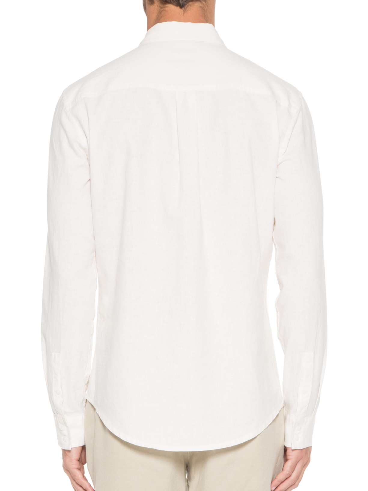 Camisa Masculina Utility Organic Off White Osklen