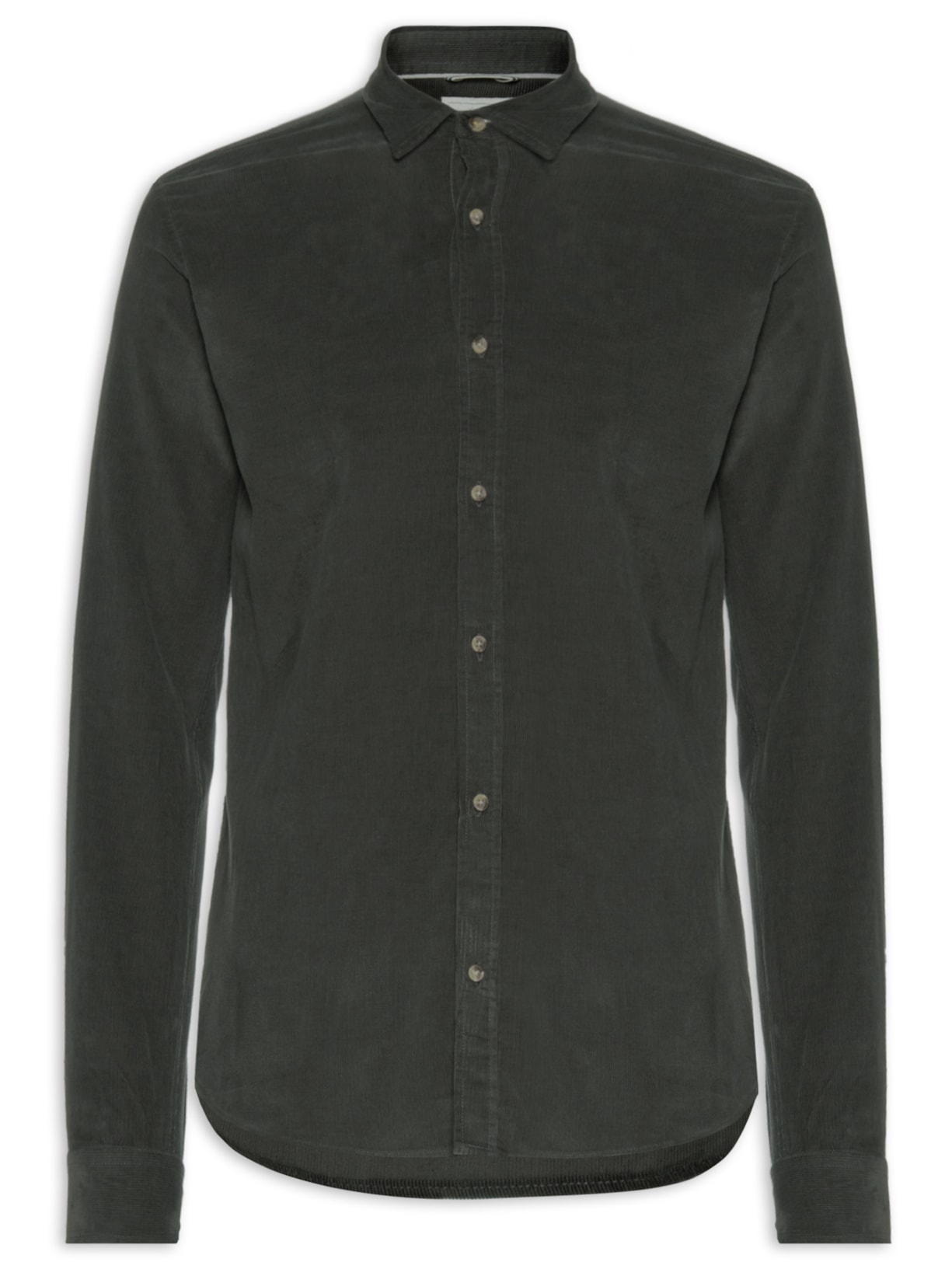 Camisa Masculina Veludo - Cinza