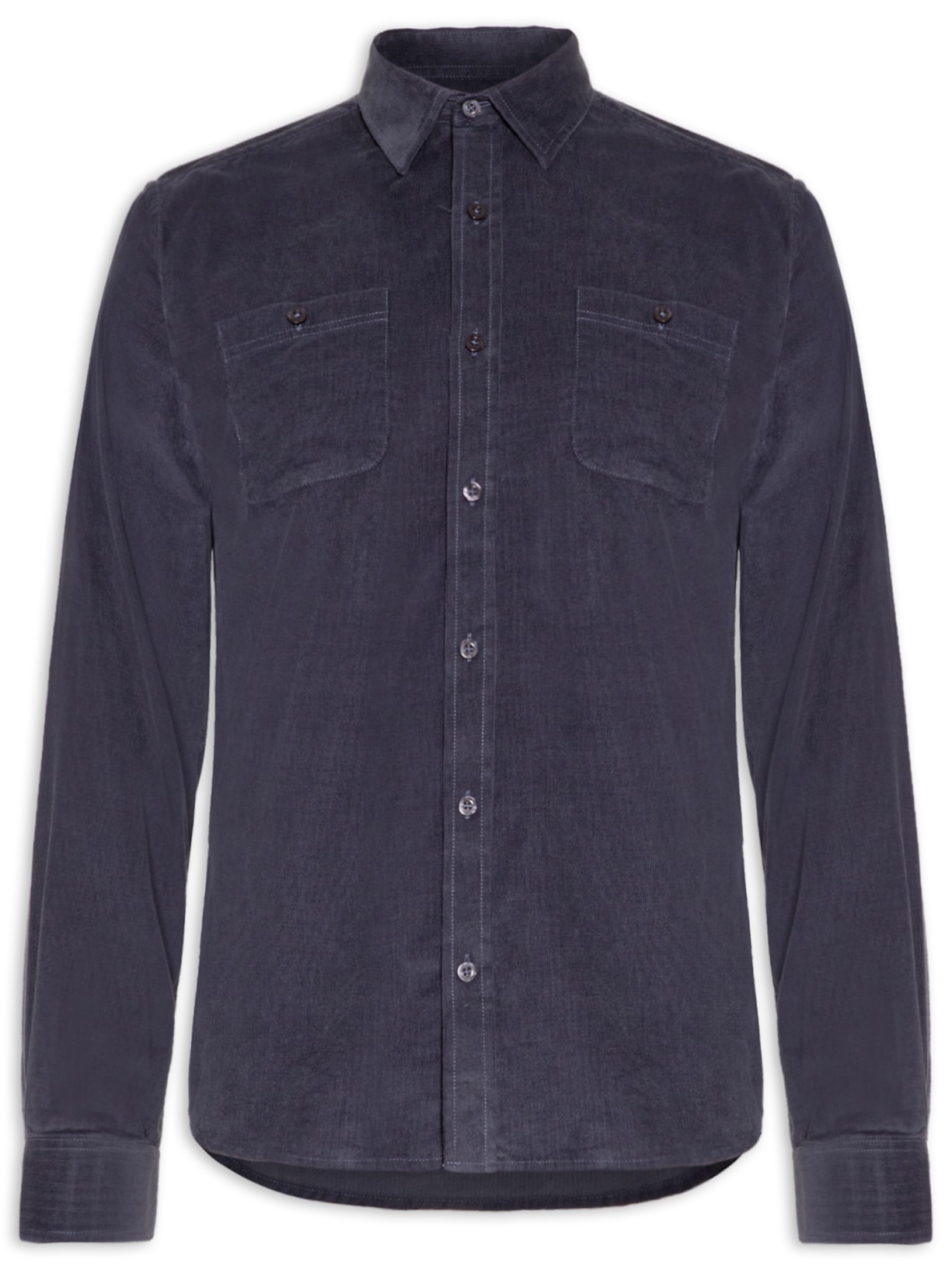 Camisa Masculina Veludo Light Wind - Azul