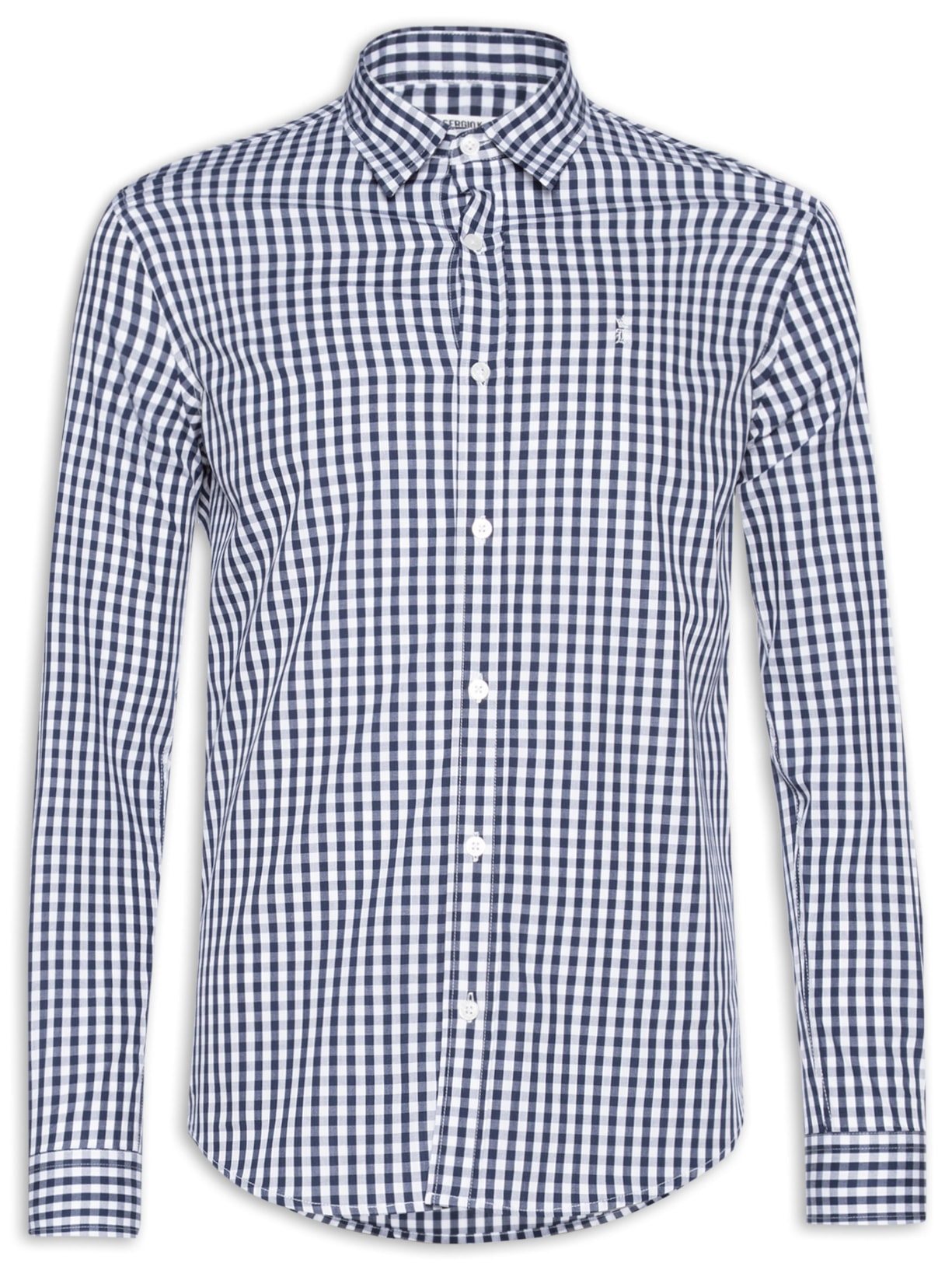Camisa Masculina Vichy Classic - Azul