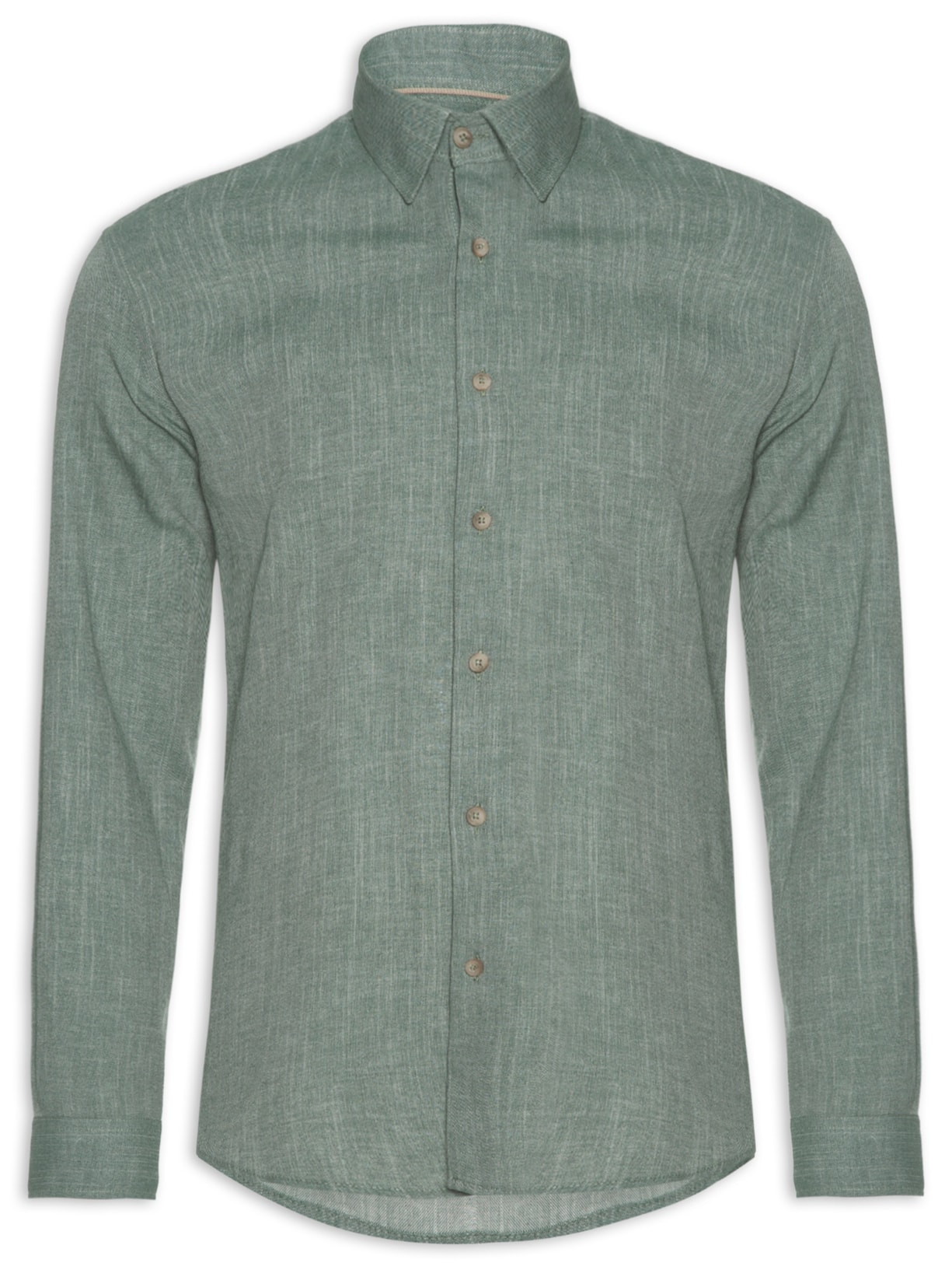 Camisa Masculina Visco Mescla - Verde