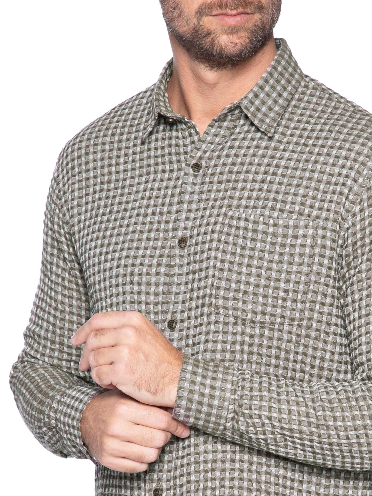 Camisa Masculina Wanaka Marrom Austral