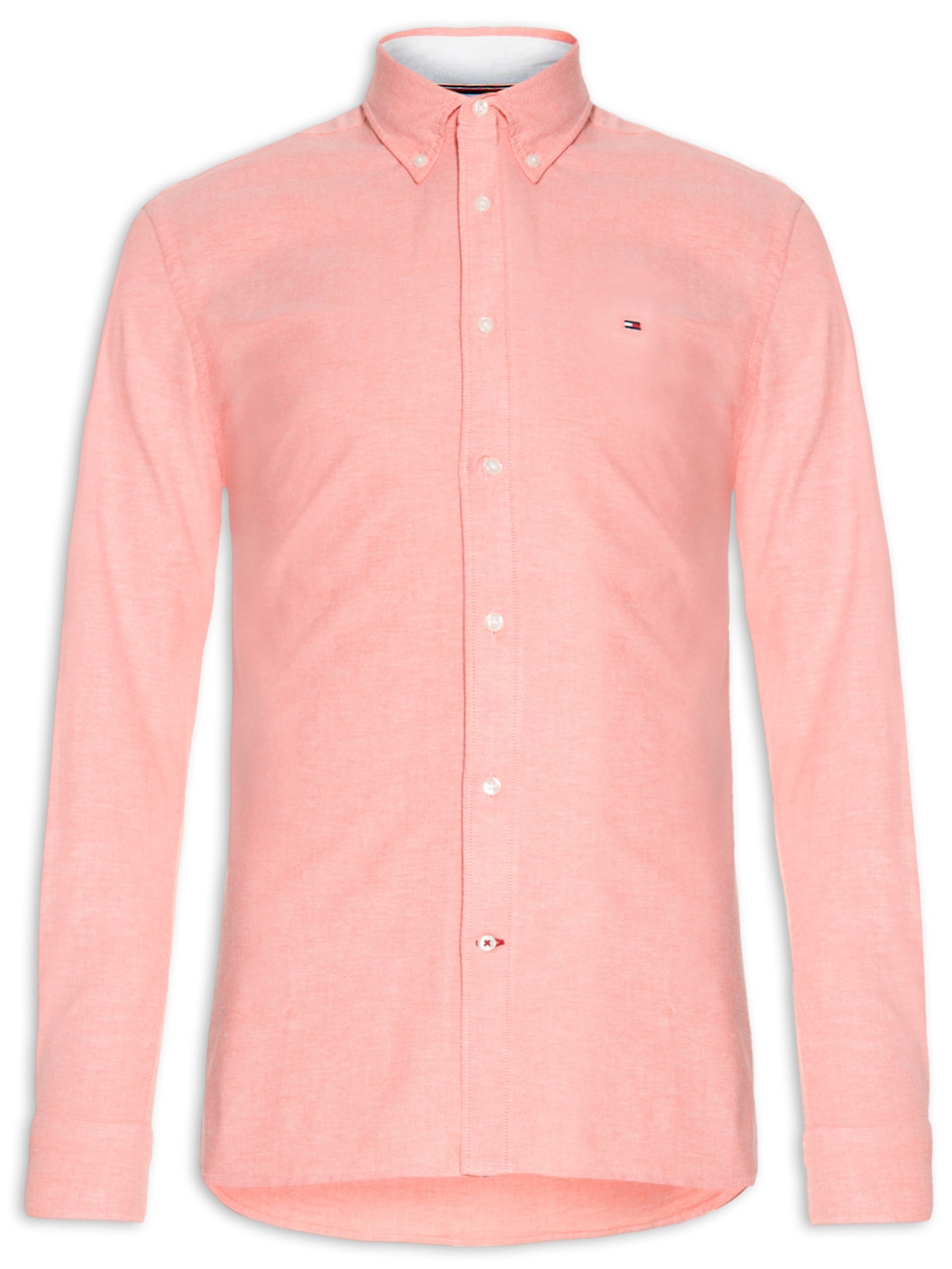 Camisa Masculina Wcc Flex Oxford - Rosa