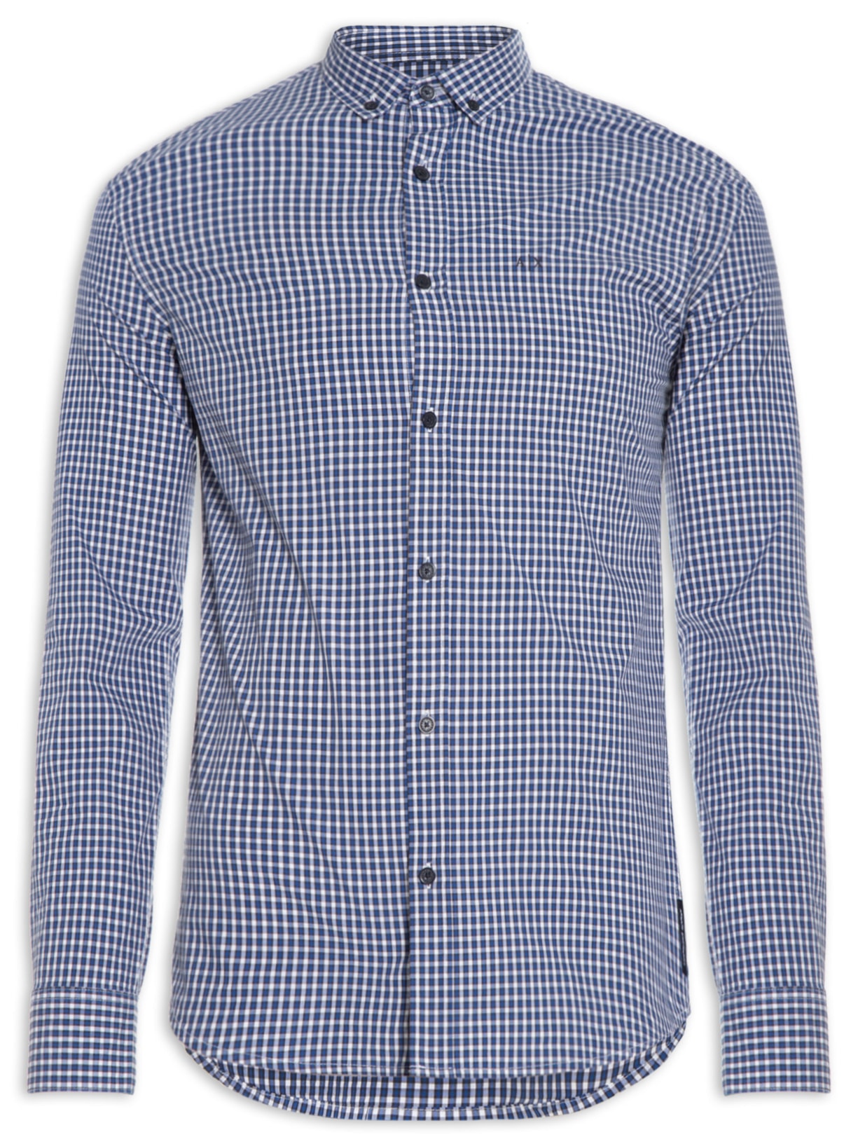 Camisa Masculina Xadrez - Azul