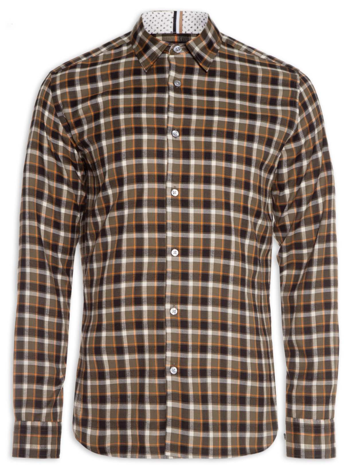 Camisa Masculina Xadrez Manga Longa Liam - Verde