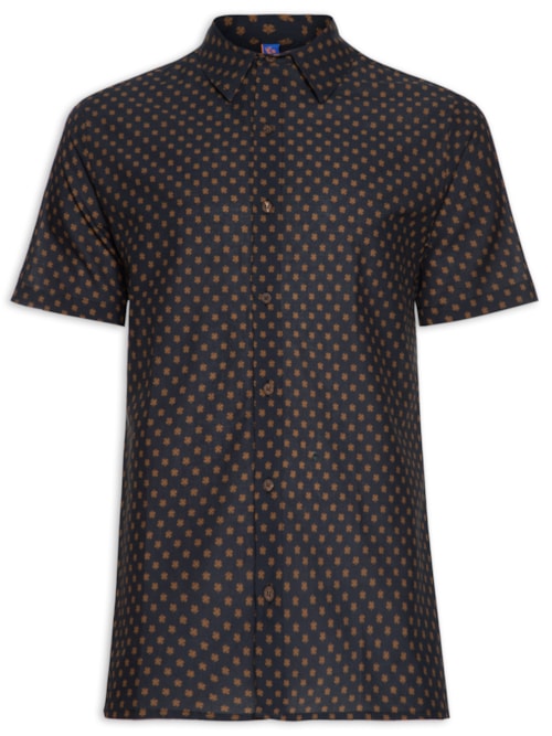 Camisa Masculina Zez Loc Festejo - Azul