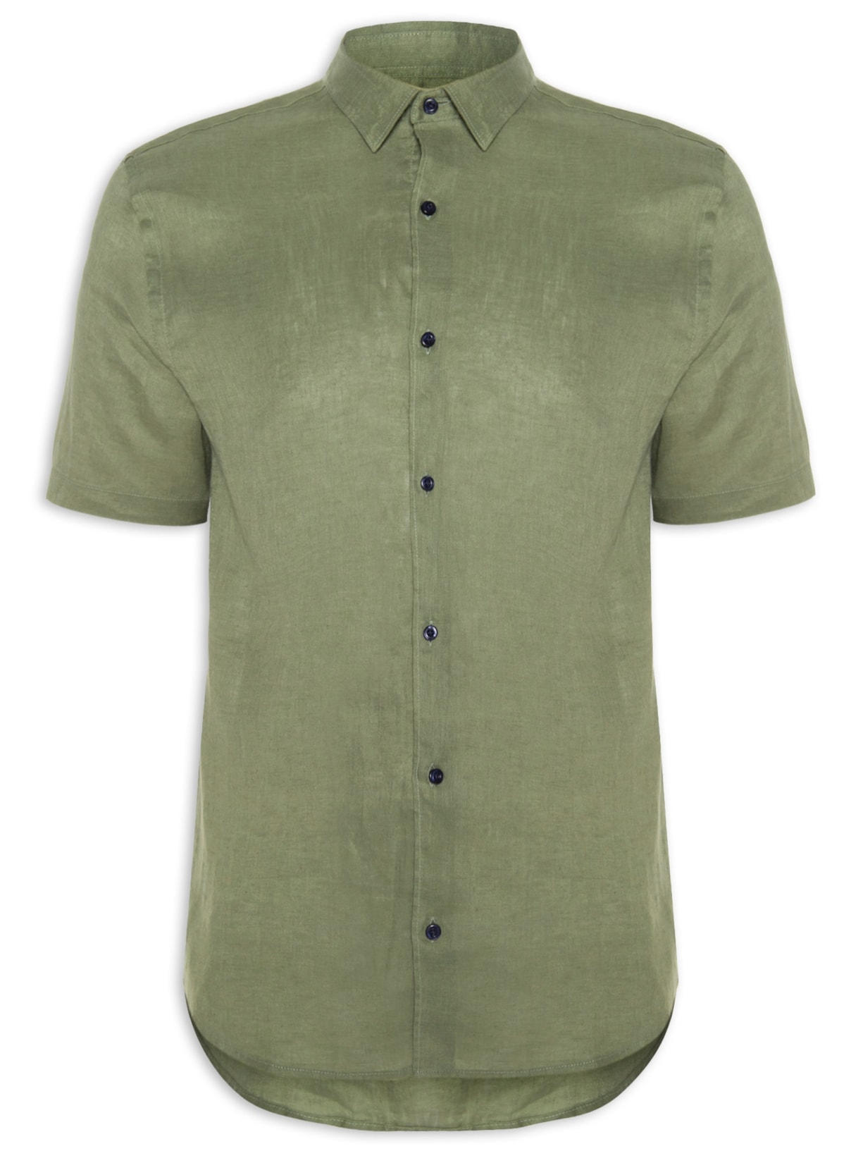 Camisa Mc Puro Linho Maldivas - Verde