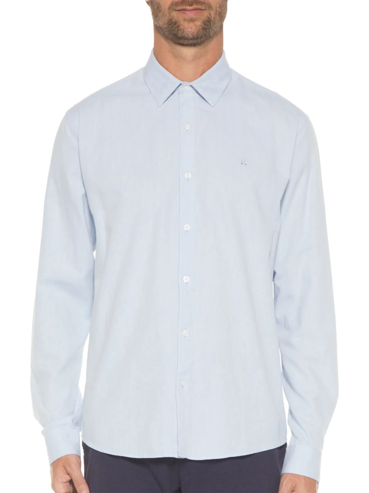 Camisa Oxford New Azul Foxton
