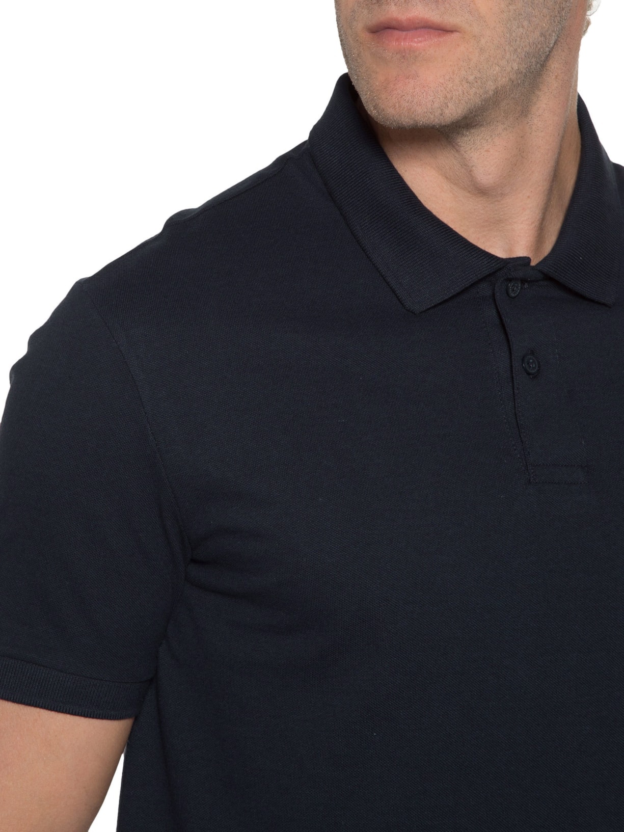 Camisa Polo Masculina Azul Hering
