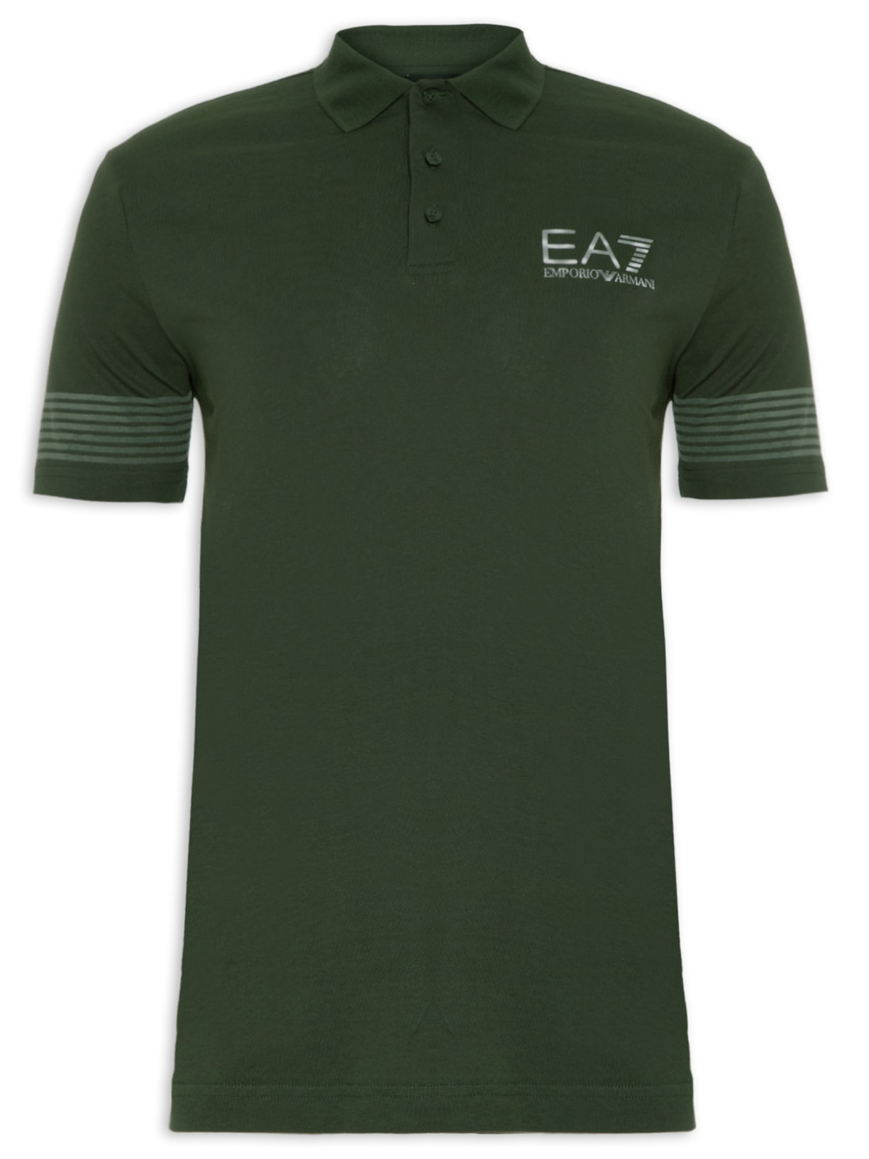 Camisa Polo Masculina Listras - Verde