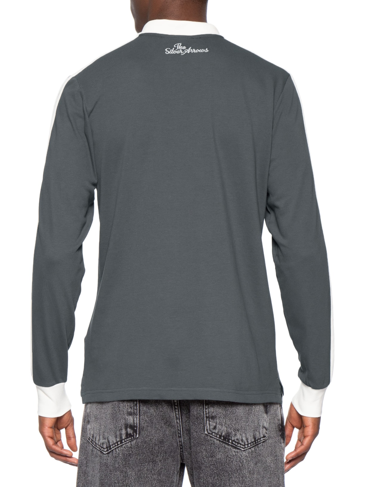 Camisa Polo Masculina Mercedes Amg Petronas Cinza Adidas + Mercedes