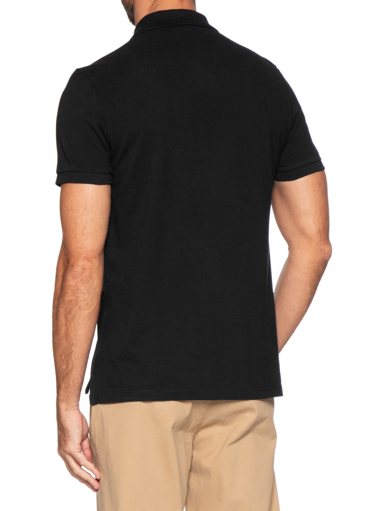 Camisa Polo Masculina Piquet – Preto Sergio K