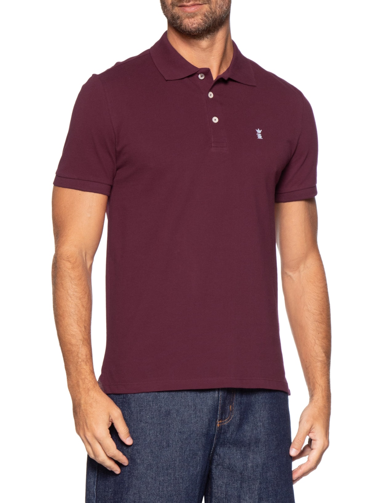Camisa Polo Masculina Piquet – Vermelho Sergio K