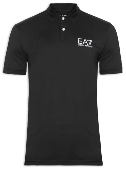Camisa Polo Masculina - Preto