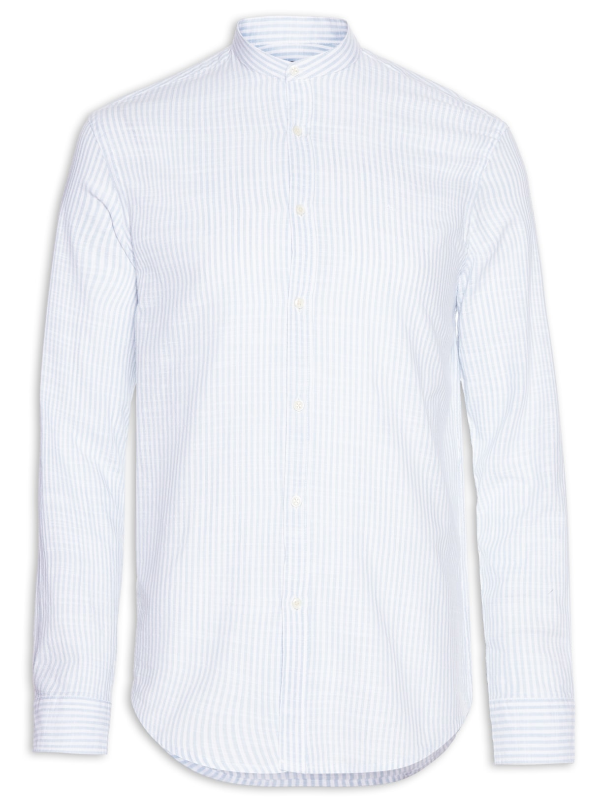 Camisa Rege Padre Flame Listrado (MO) - Branco