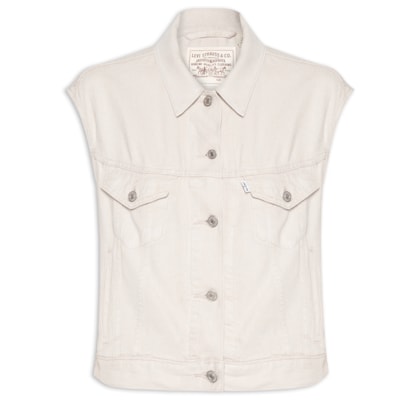 Camisa Shrunken 90s Vest - Off White