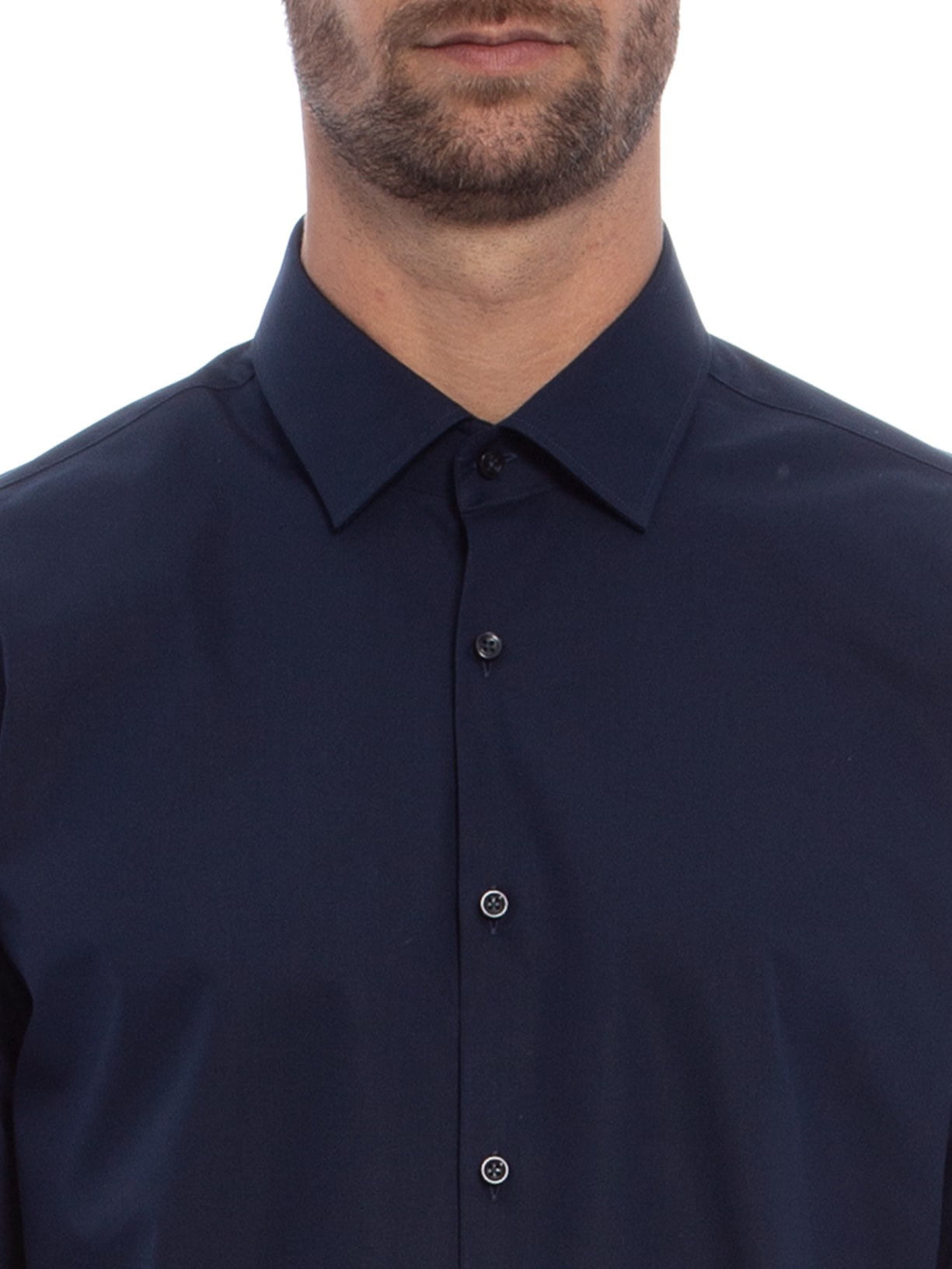 Camisa Social Masculina Kenno Azul Hugo